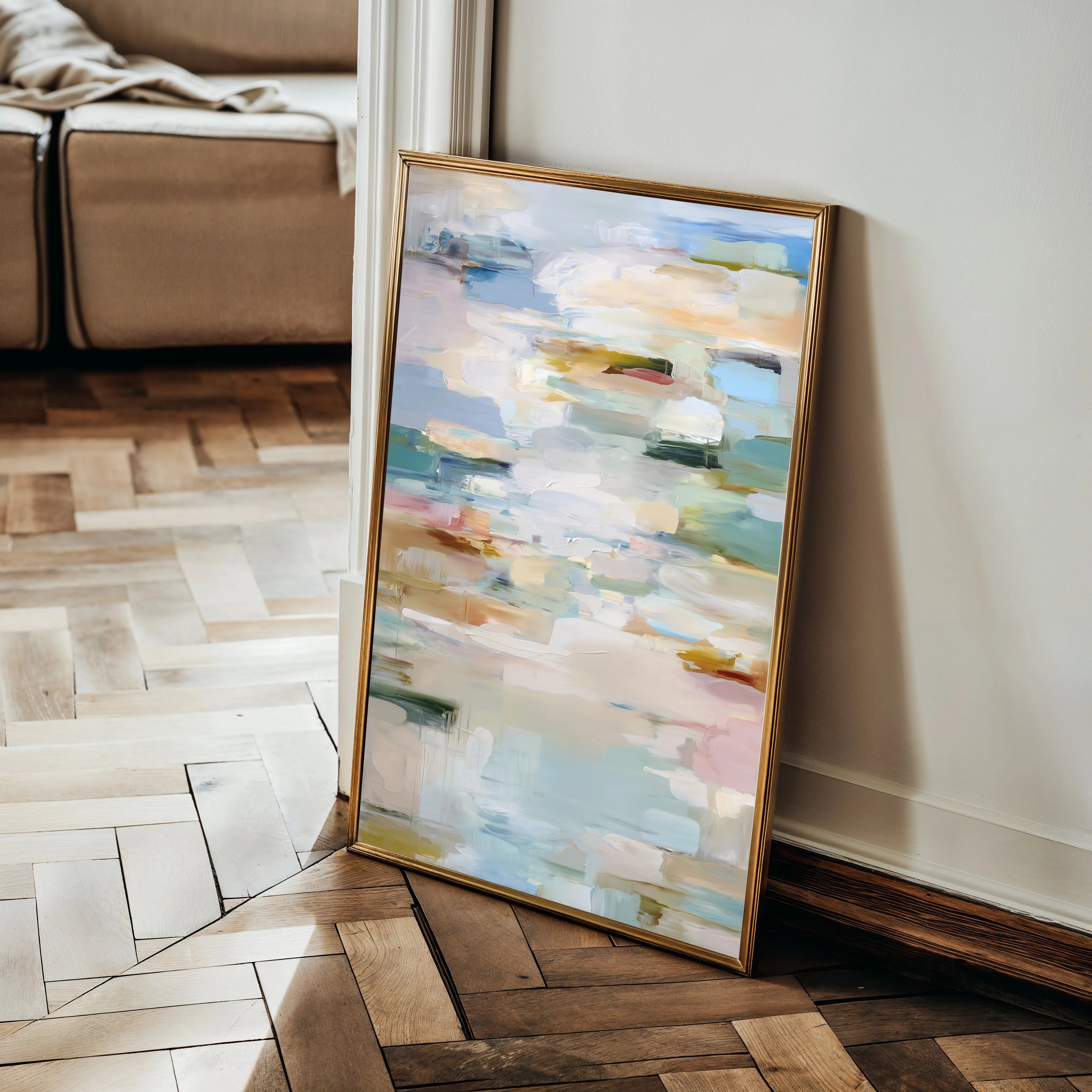 Abstract 1912 Canvas Art 60 x 40 cm / Black