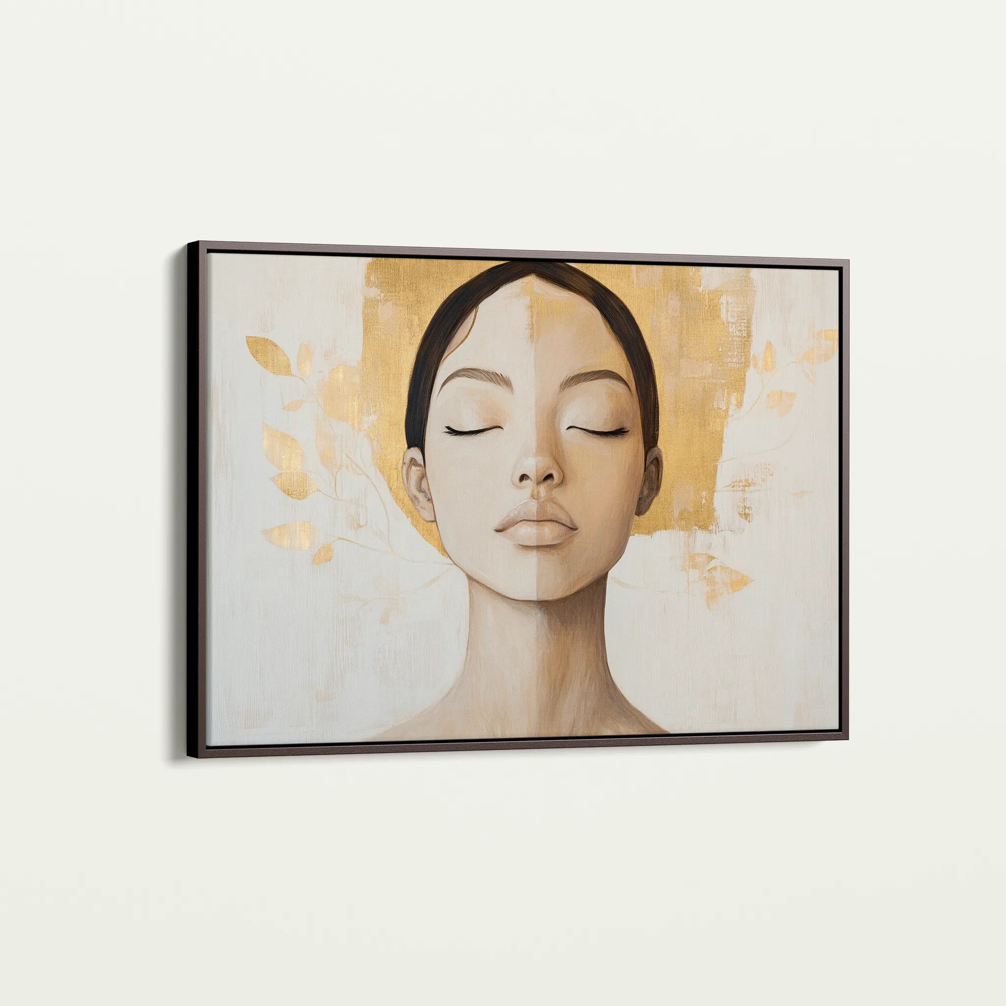 Portrait 192 Canvas Art 60 x 40 cm / Black