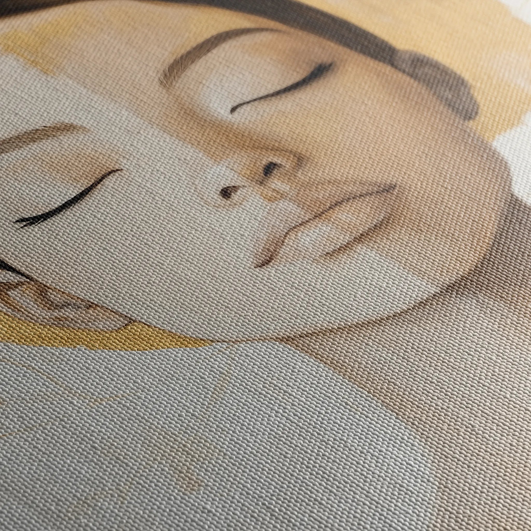 Portrait 192 Canvas Art 60 x 40 cm / Black