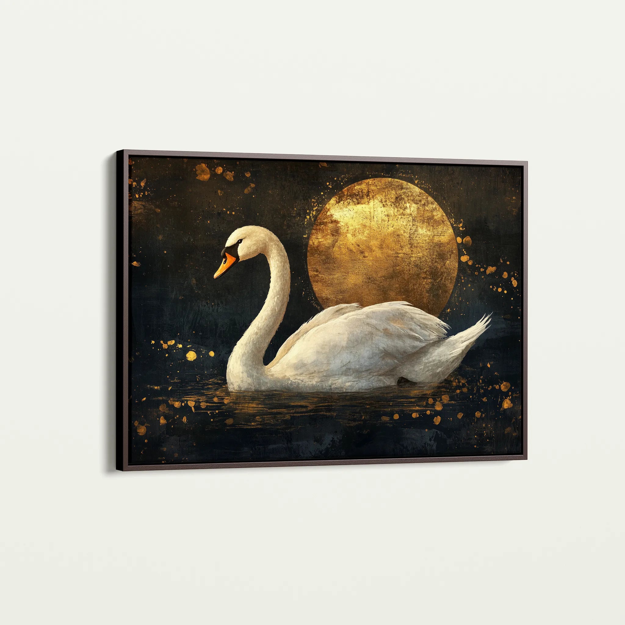 Animals 193 Canvas Art 60 x 40 cm / Black