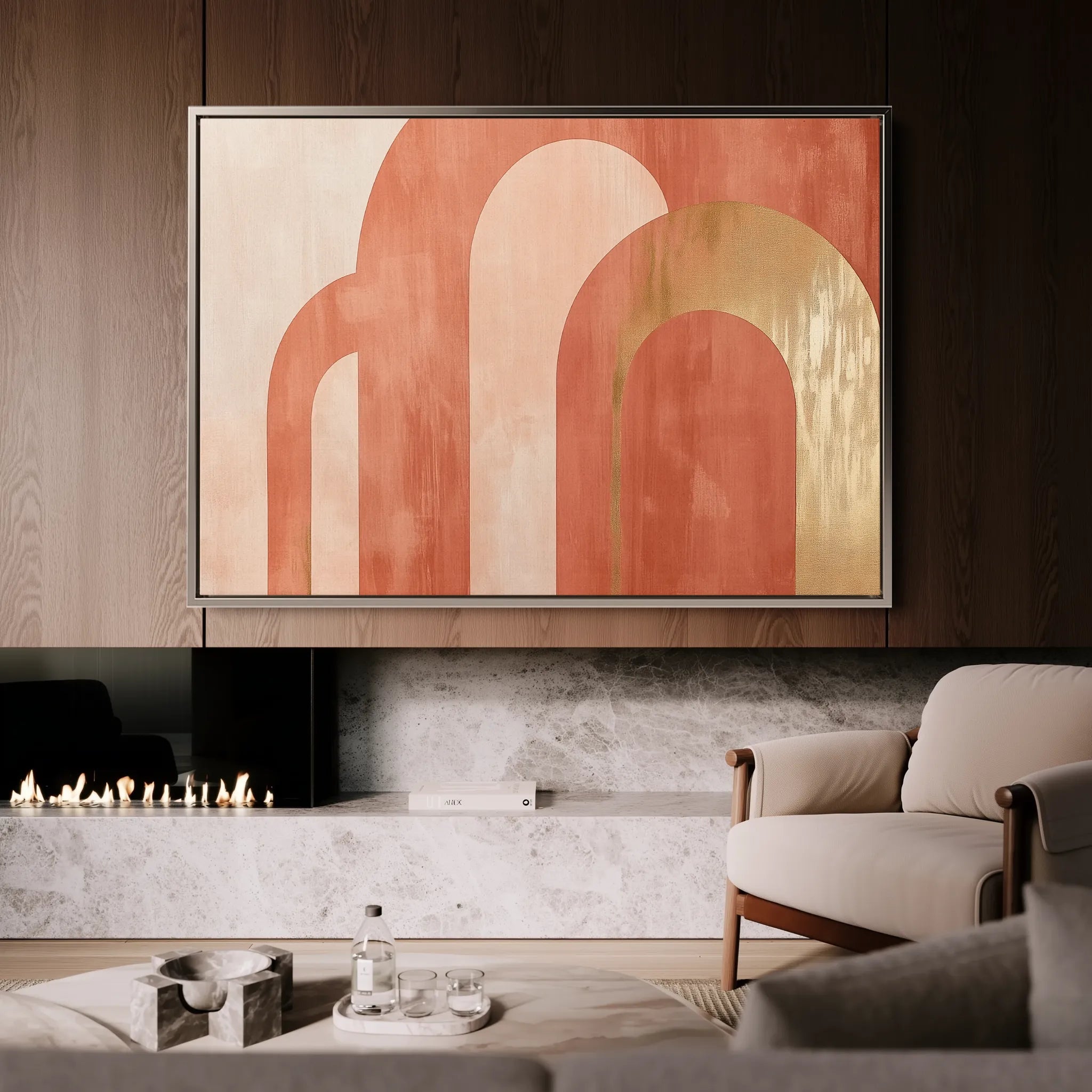 Boho 193 Canvas Art 60 x 40 cm / Black