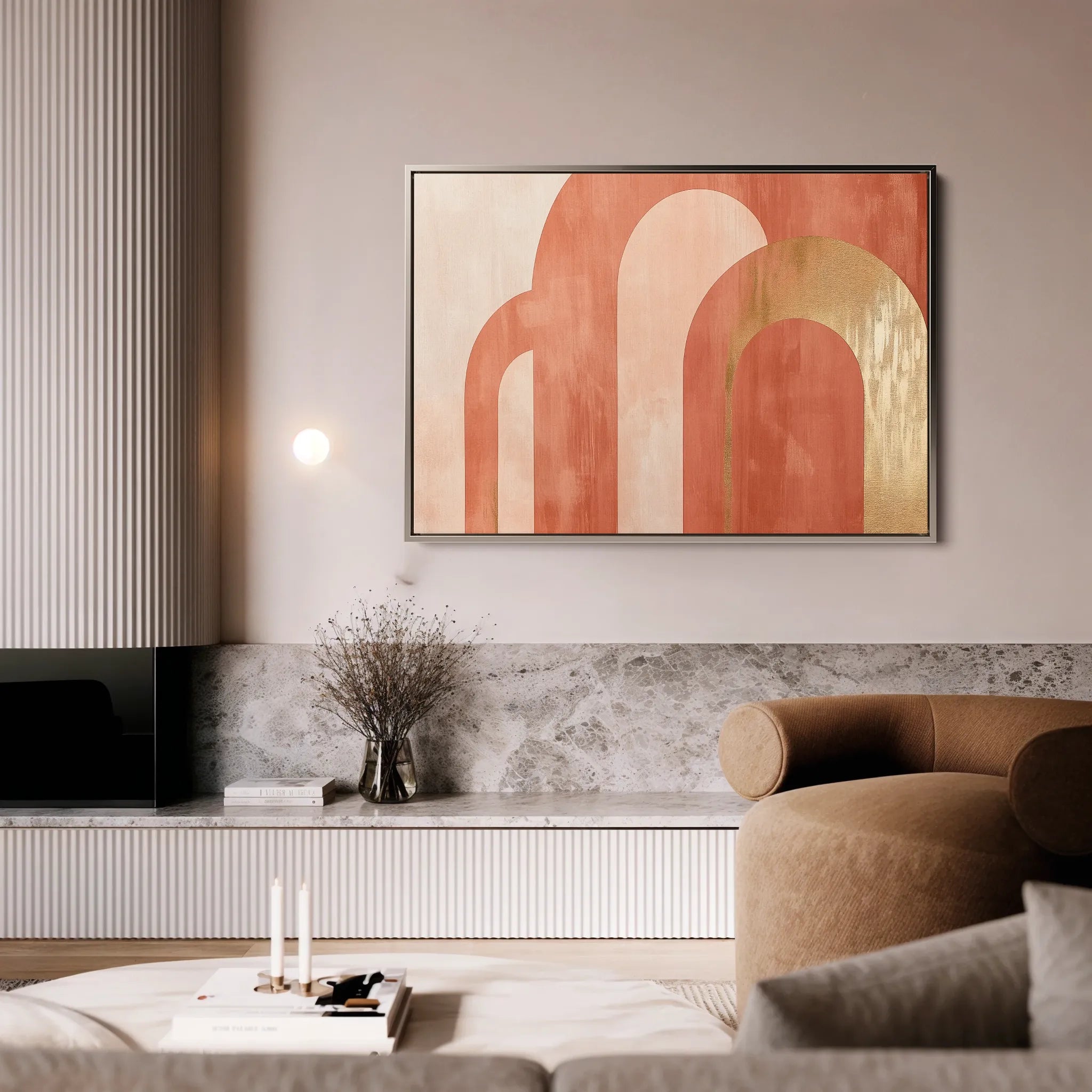 Boho 193 Canvas Art 60 x 40 cm / Black