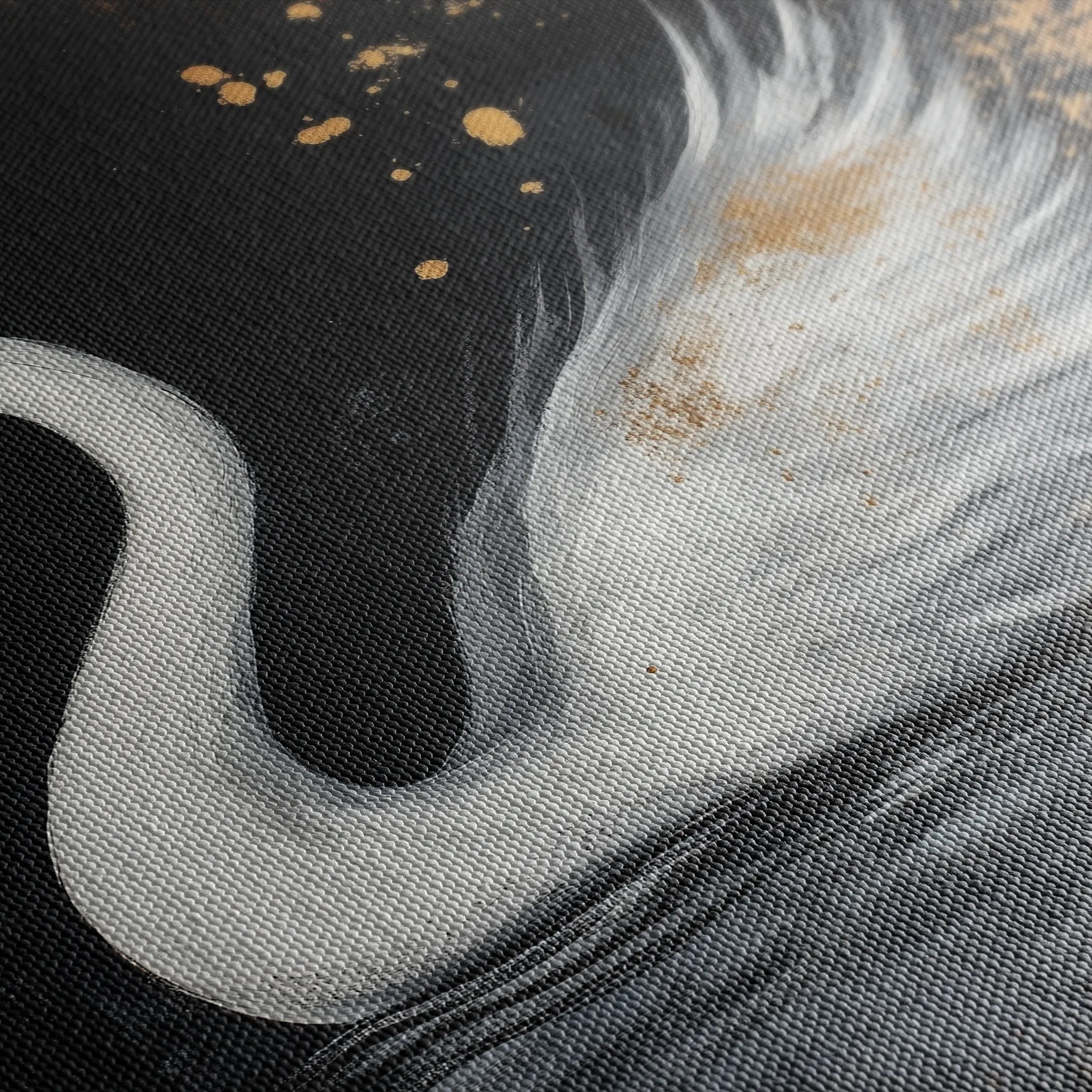 Animals 194 Canvas Art 60 x 40 cm / Black