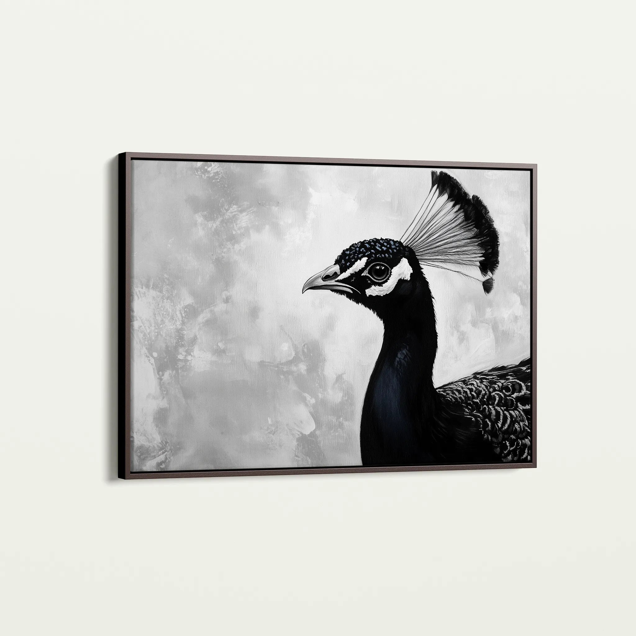 Animals 195 Canvas Art 60 x 40 cm / Black