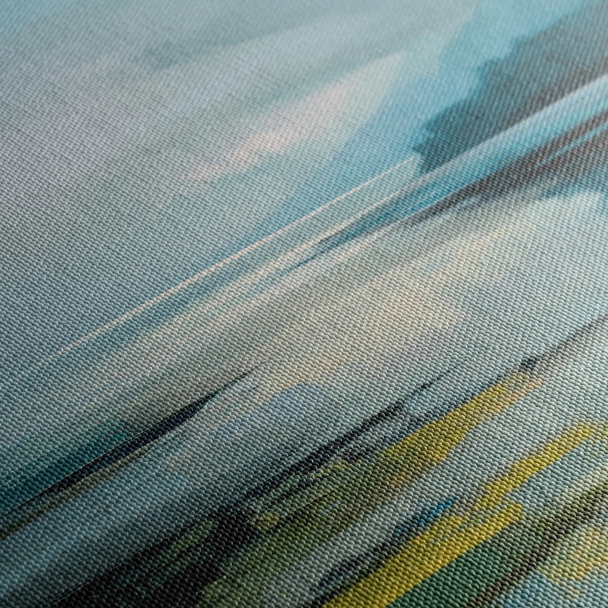 Abstract 1963 Canvas Art 60 x 40 cm / Black