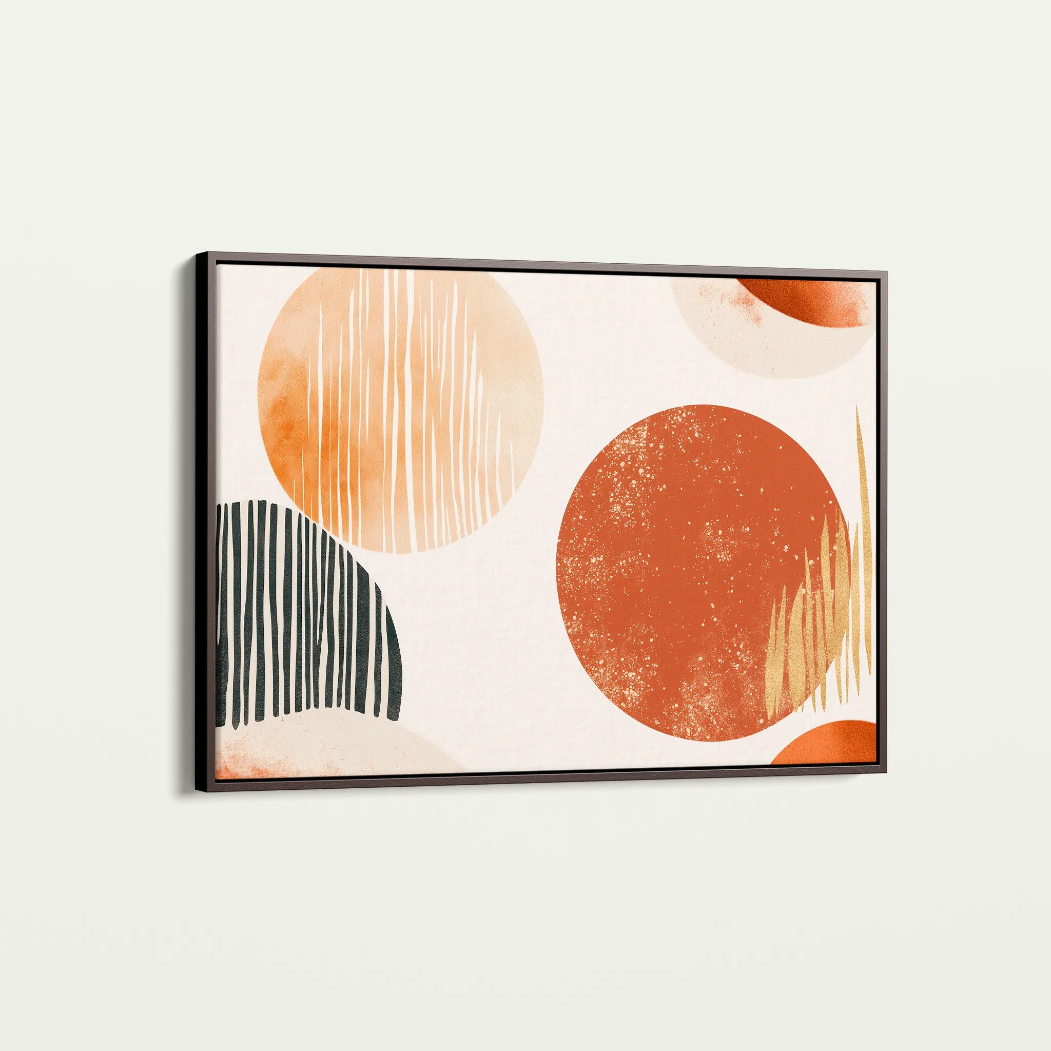 Boho 197 Canvas Art 60 x 40 cm / Black