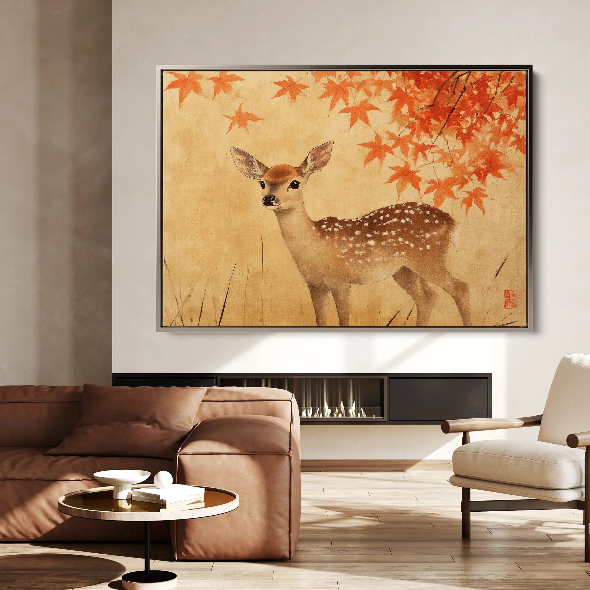 Animals 199 Canvas Art 60 x 40 cm / Black