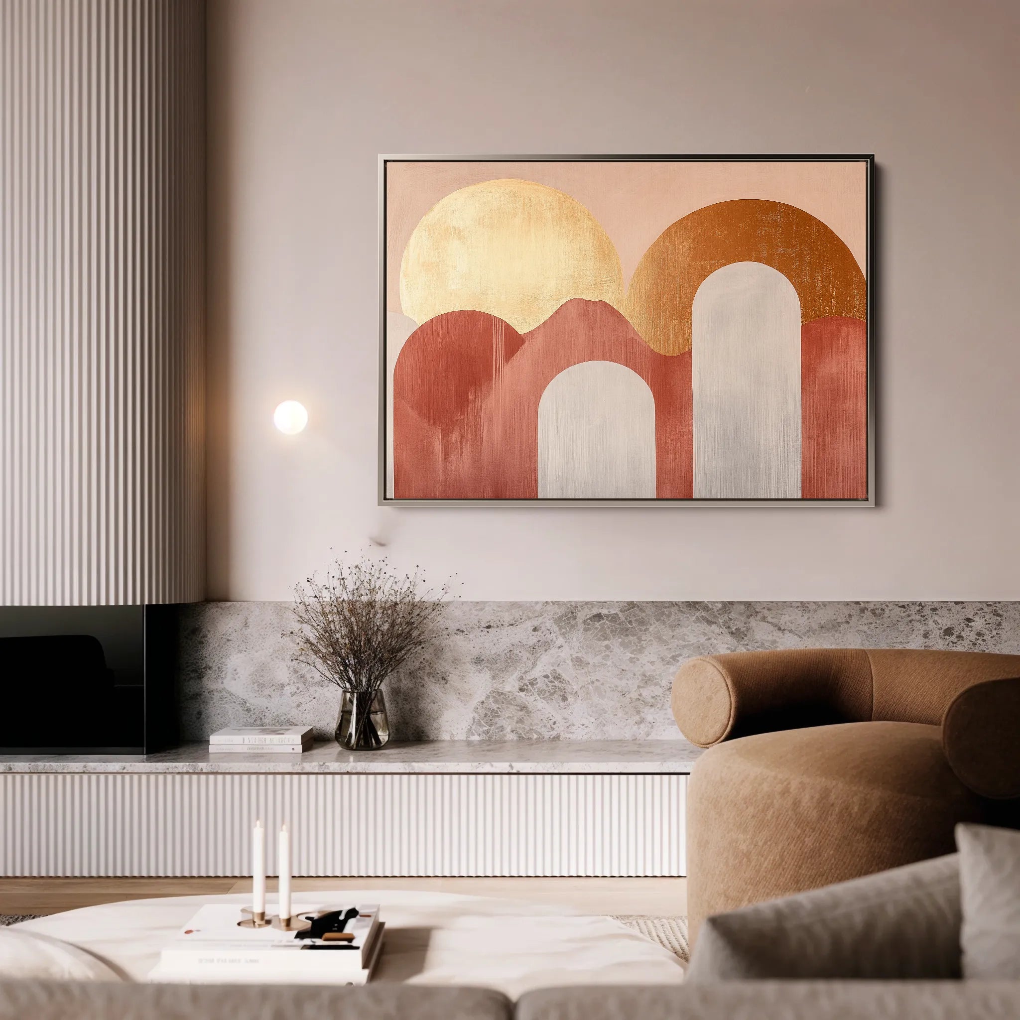 Boho 199 Canvas Art 60 x 40 cm / Black