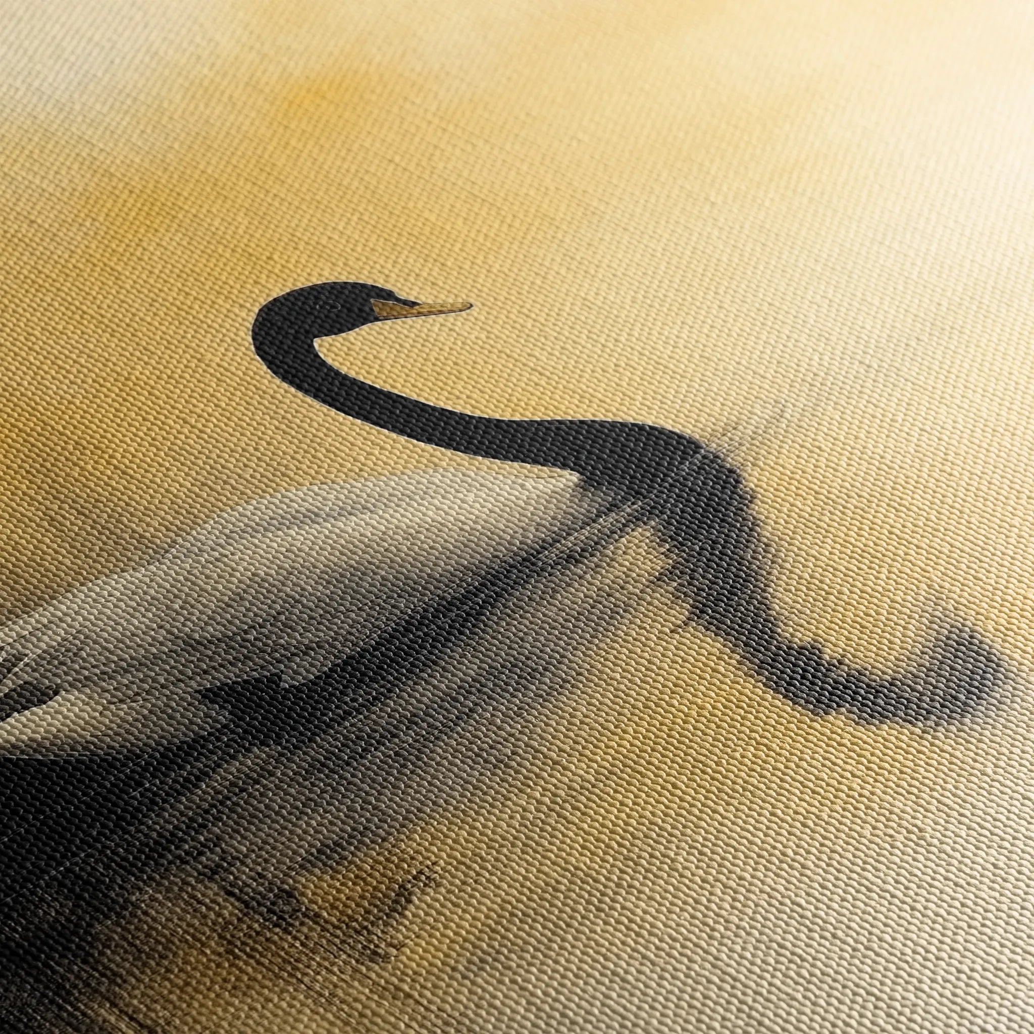 Animals 201 Canvas Art 60 x 40 cm / Black