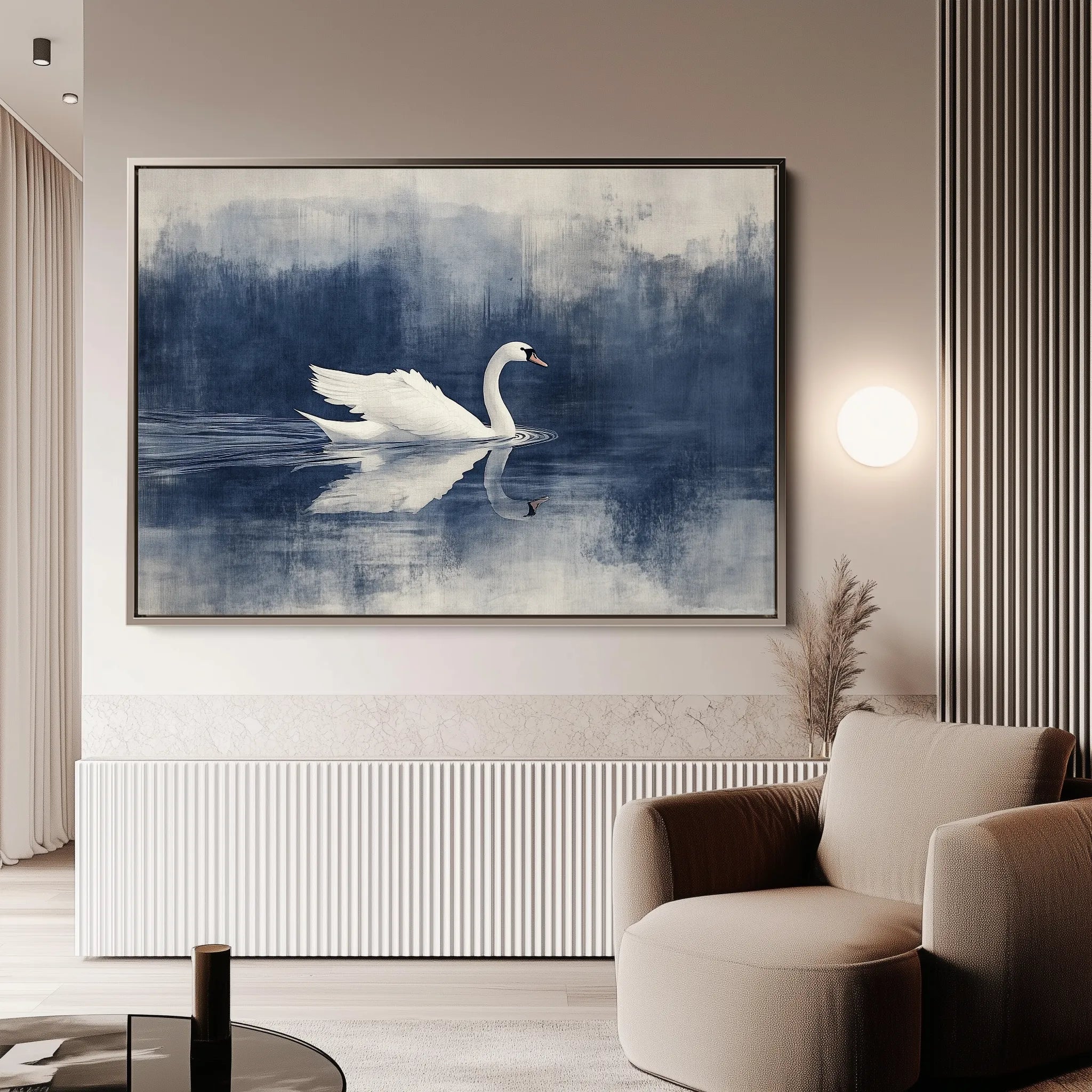 Animals 202 Canvas Art 60 x 40 cm / Black