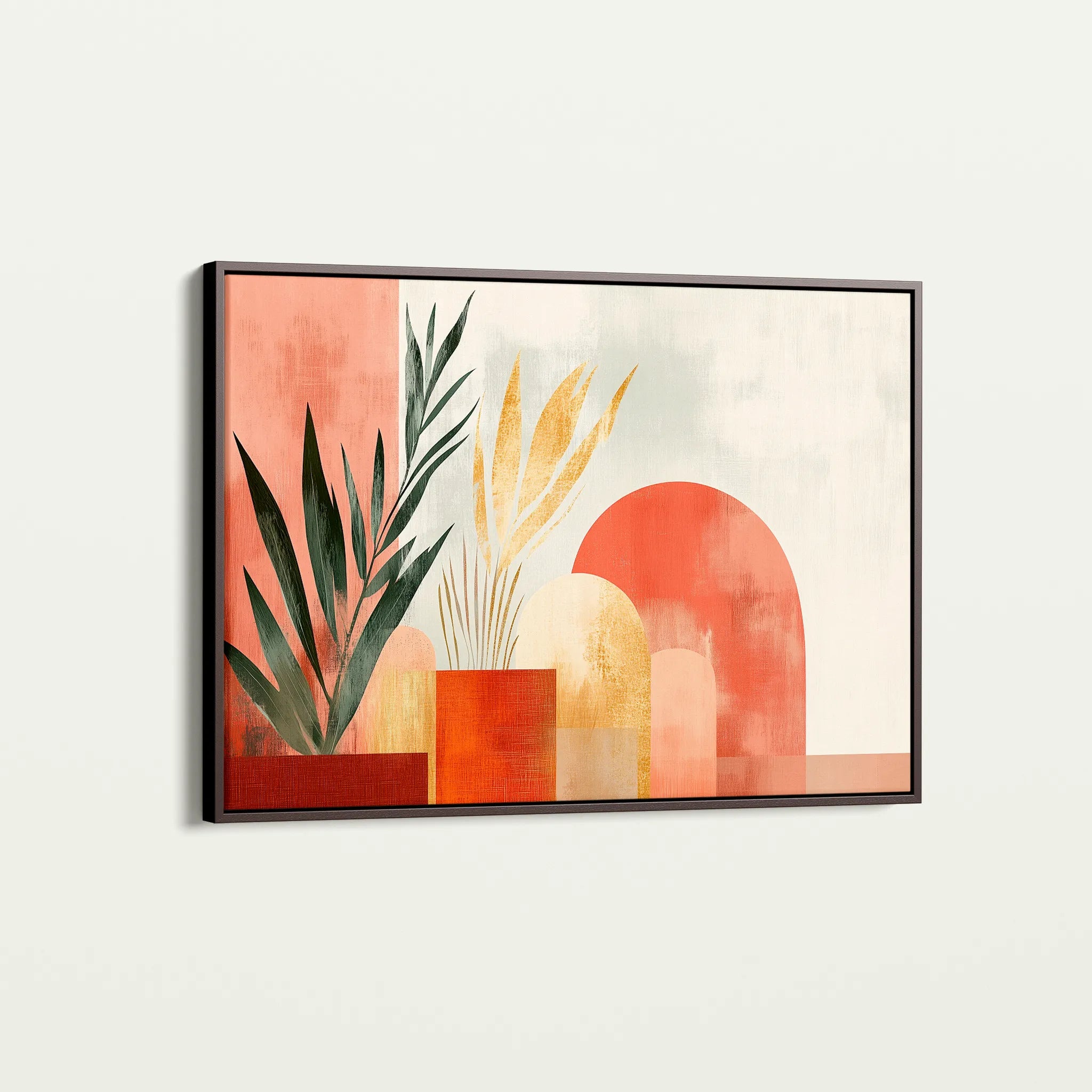 Boho 204 Canvas Art 60 x 40 cm / Black