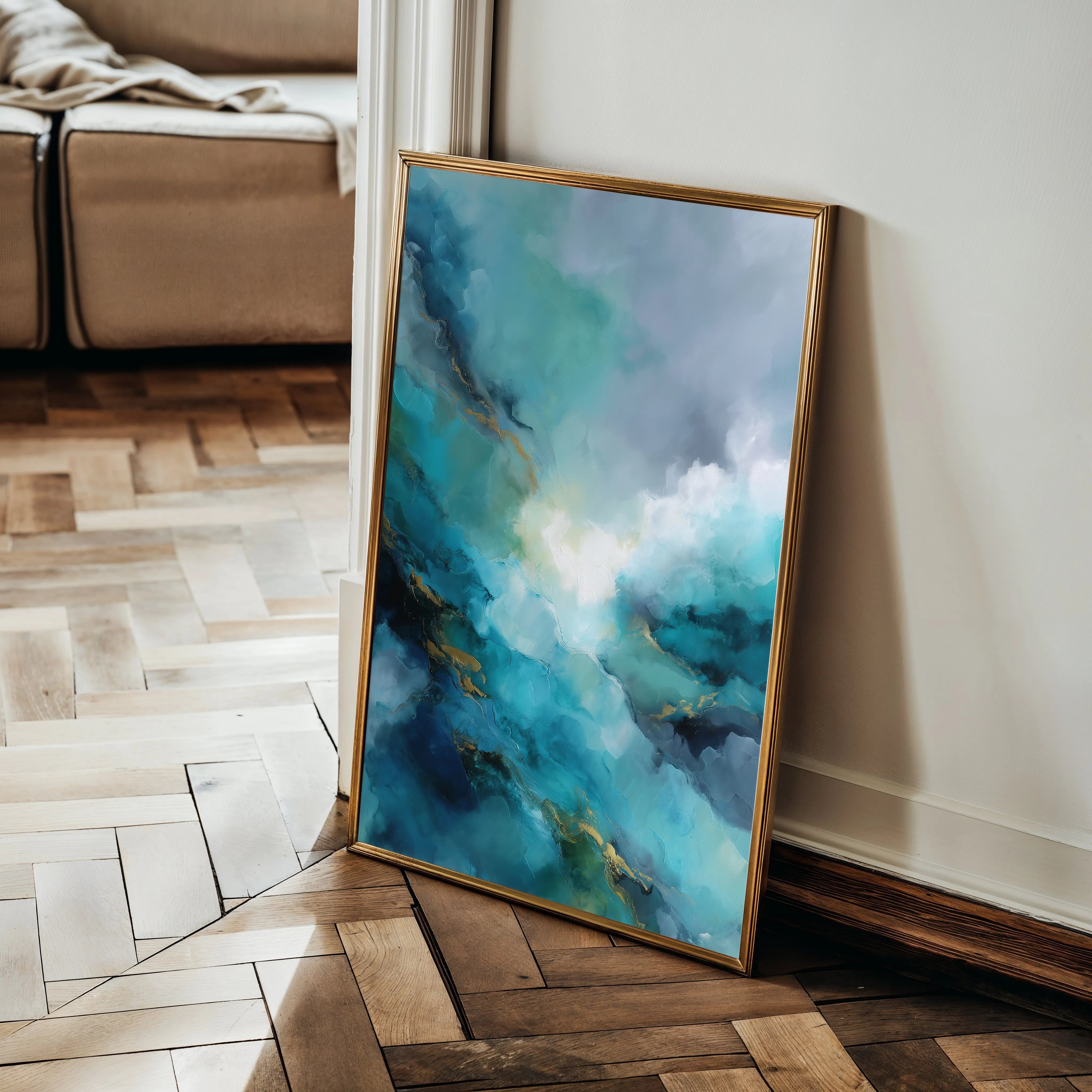 Abstract 2065 Canvas Art 60 x 40 cm / Black