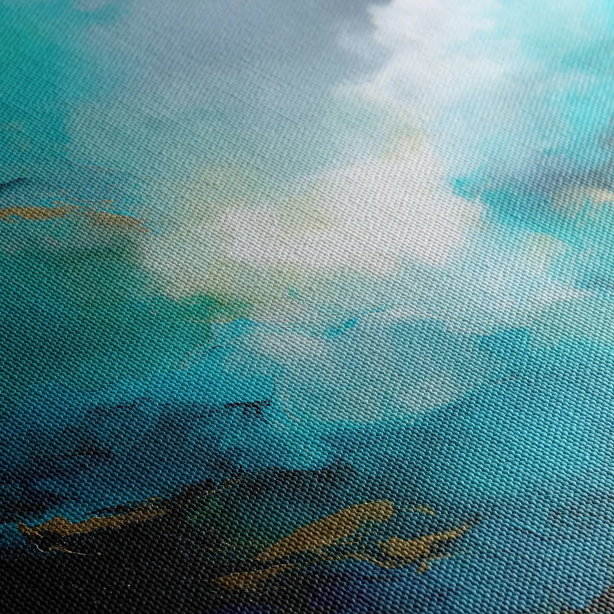Abstract 2065 Canvas Art 60 x 40 cm / Black