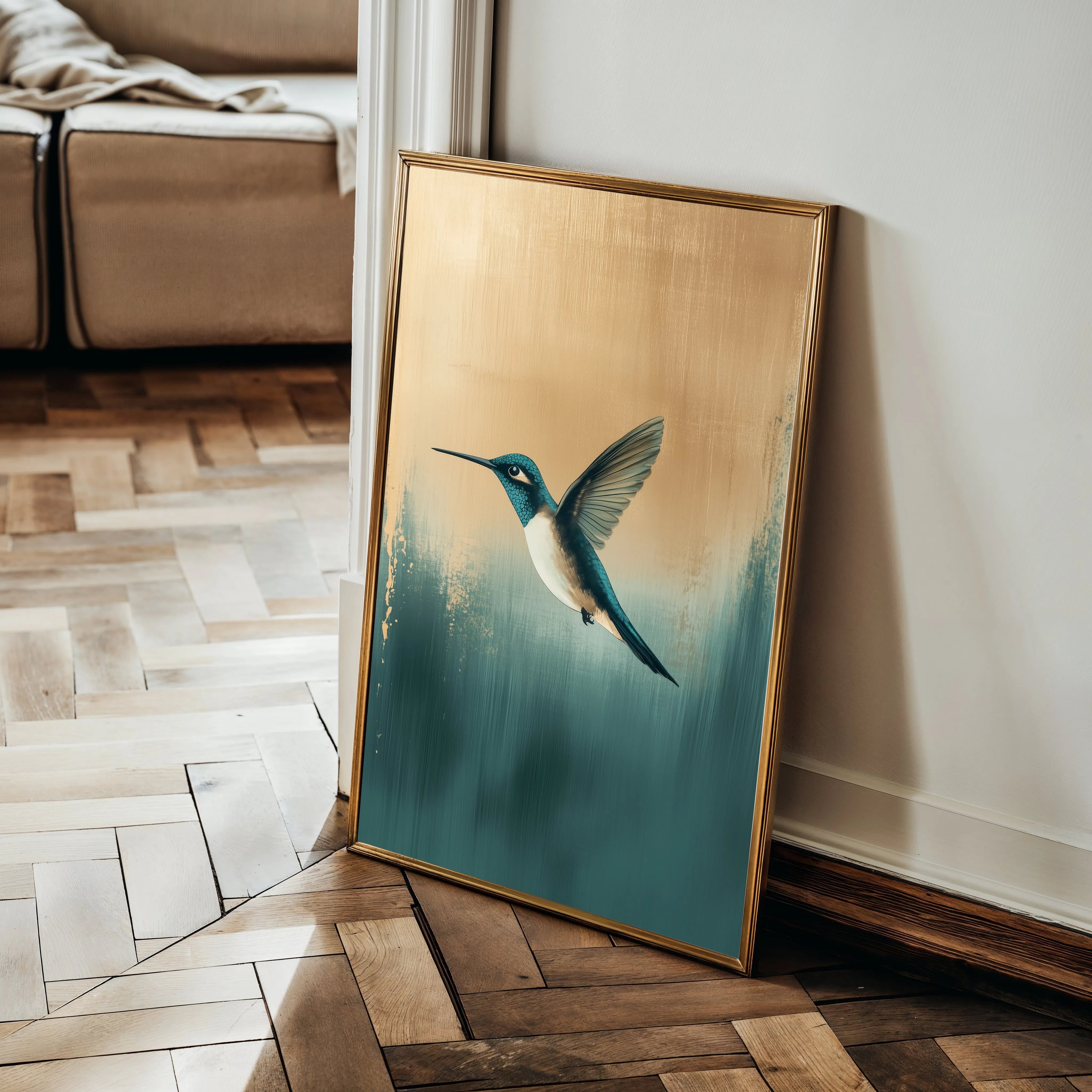 Animals 207 Canvas Art 60 x 40 cm / Black