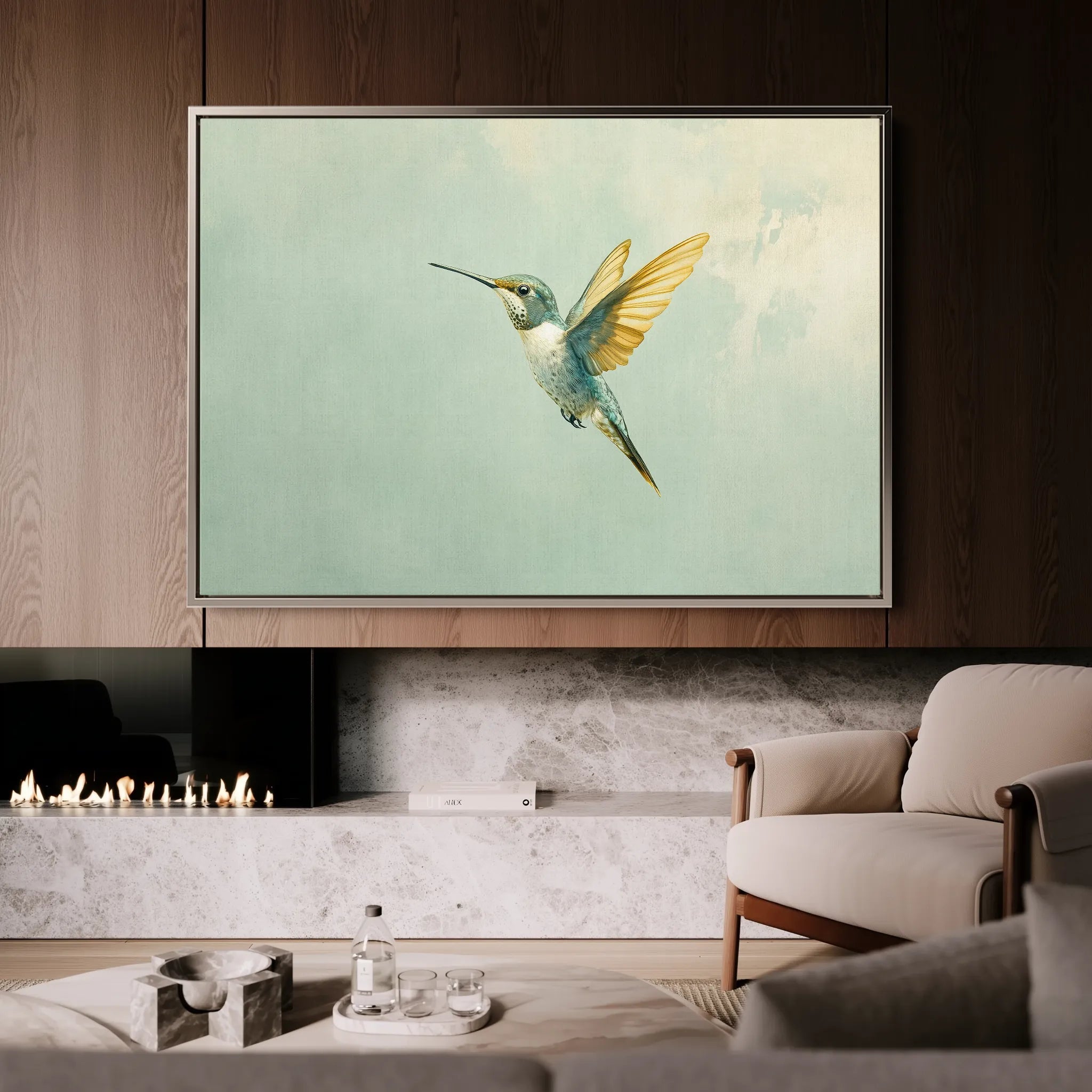 Animals 208 Canvas Art 60 x 40 cm / Black