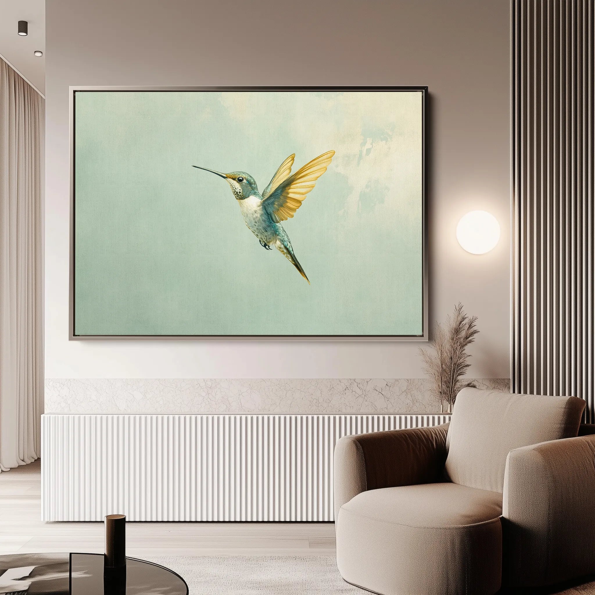 Animals 208 Canvas Art 60 x 40 cm / Black