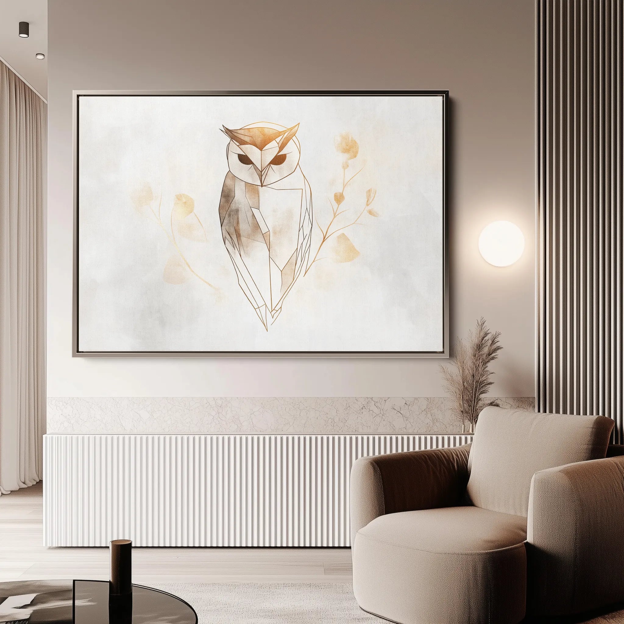 Animals 209 Canvas Art 60 x 40 cm / Black
