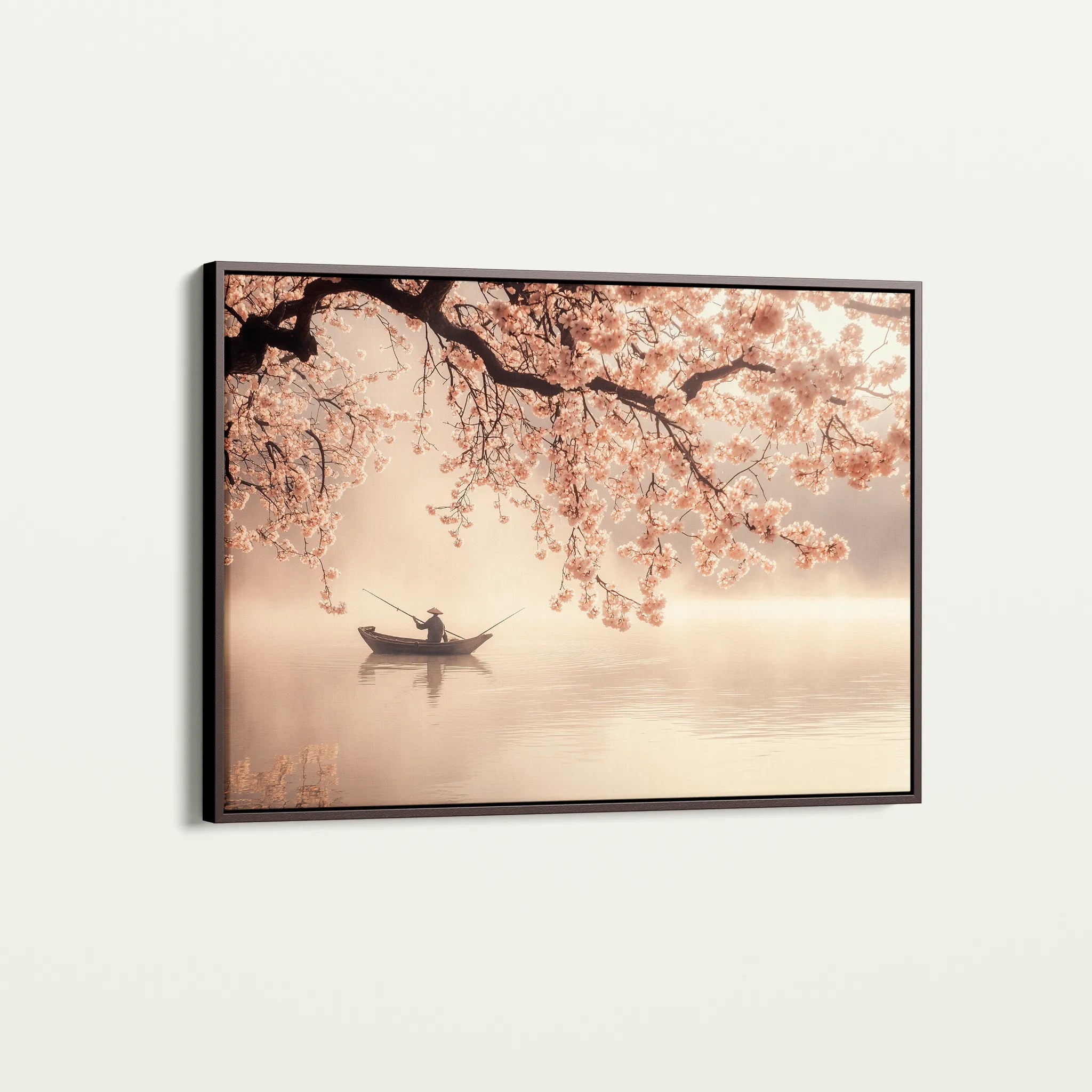 Landscape 209 Canvas Art 60 x 40 cm / Black