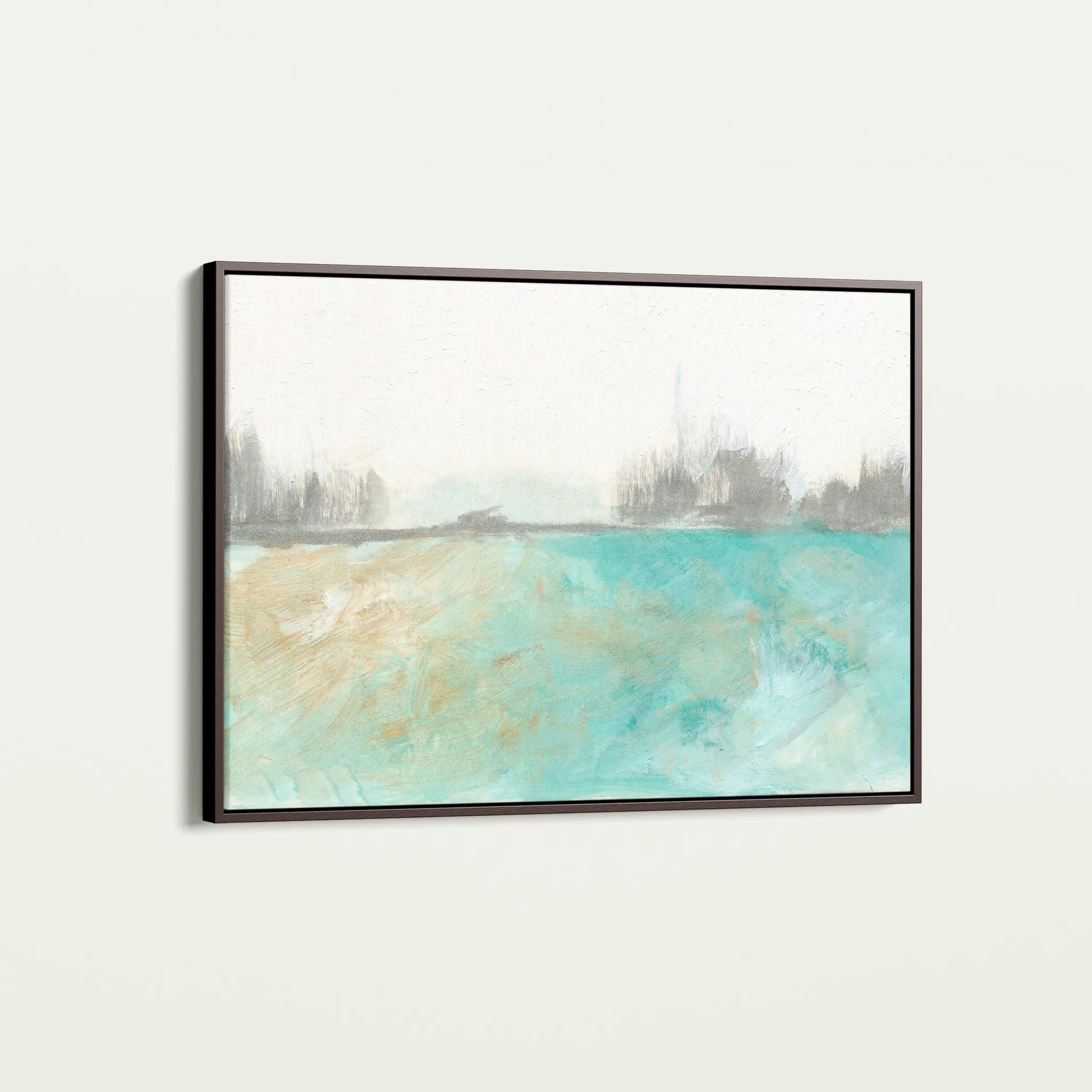 Abstract 210 Canvas Art 60 x 40 cm / Black