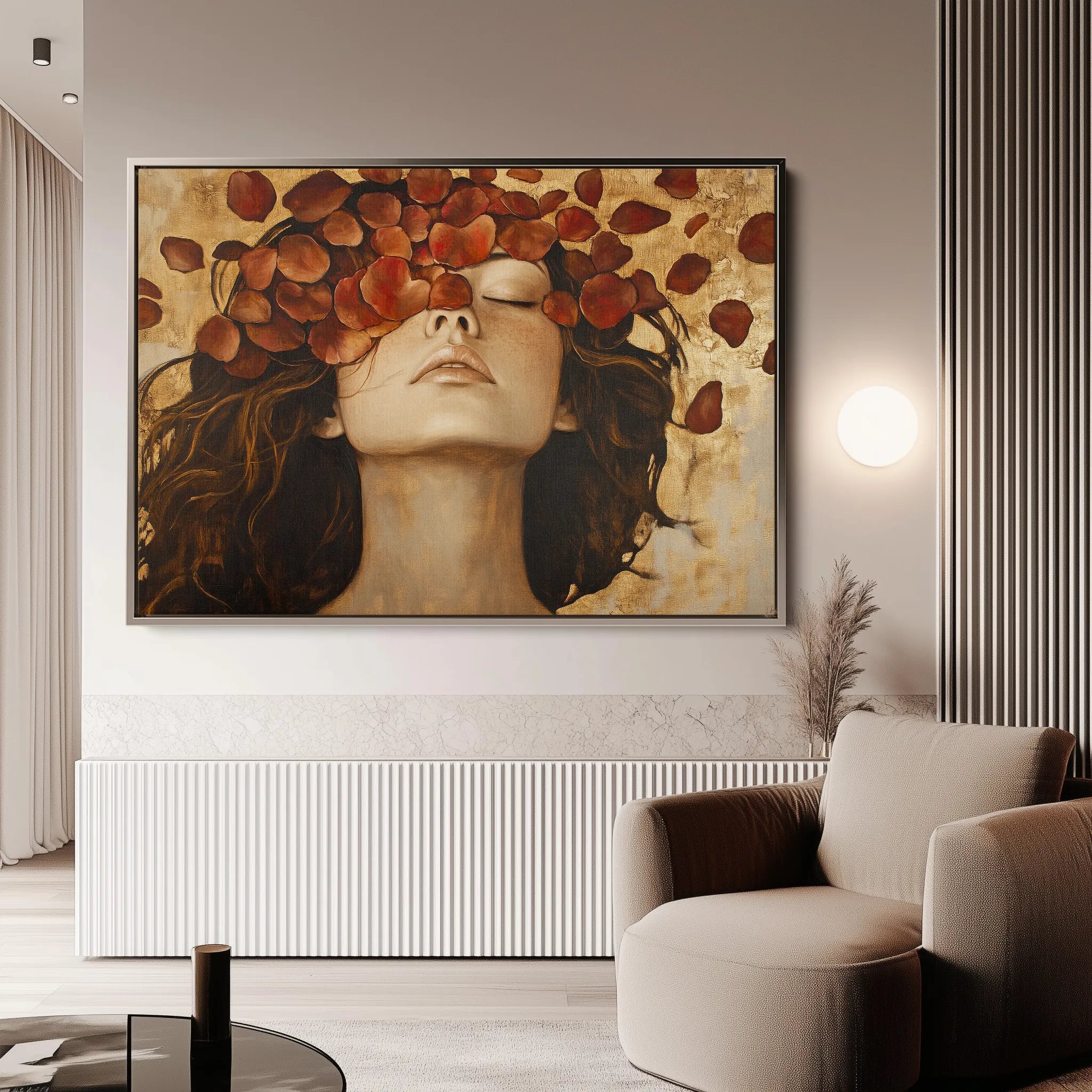 Portrait 210 Canvas Art 60 x 40 cm / Black