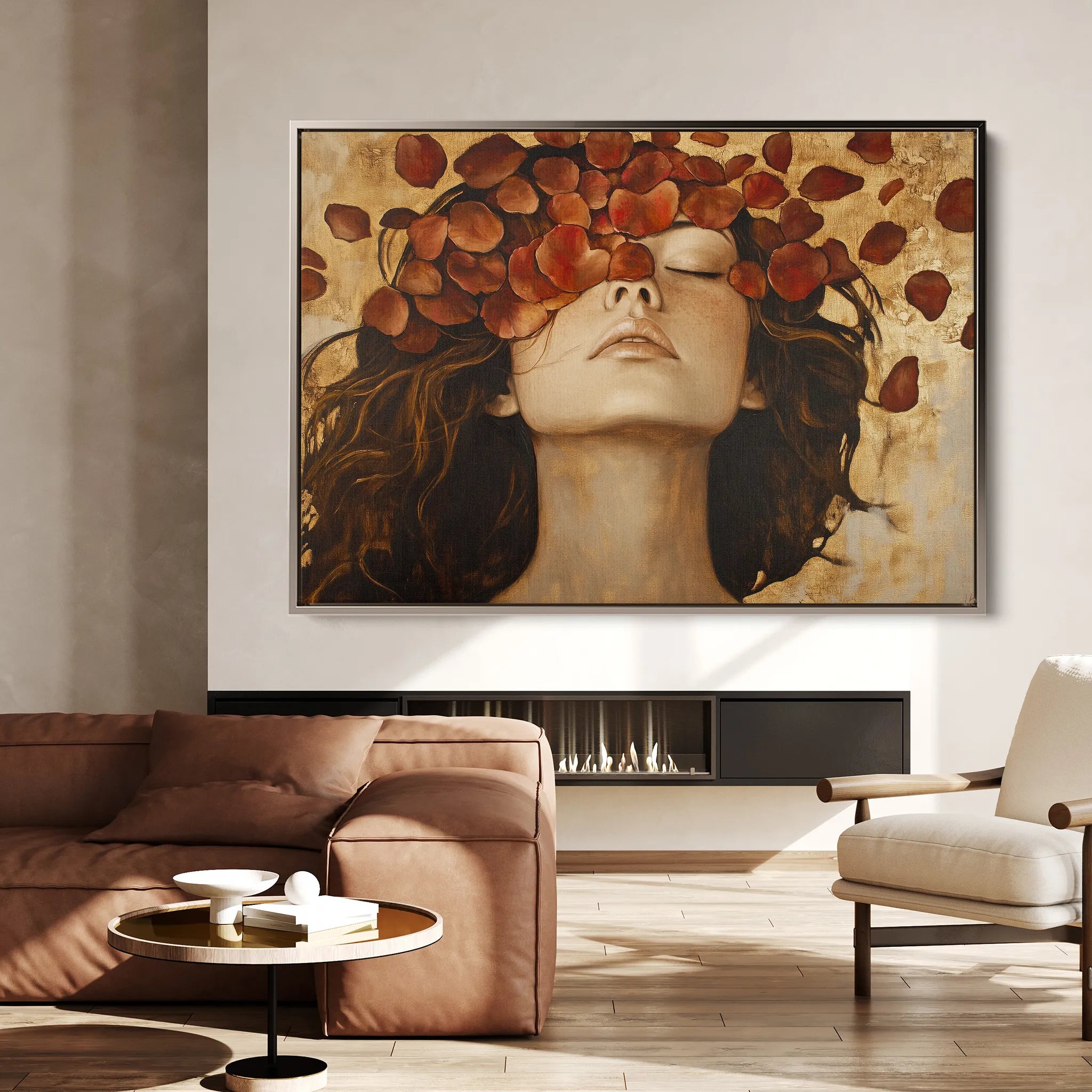 Portrait 210 Canvas Art 60 x 40 cm / Black