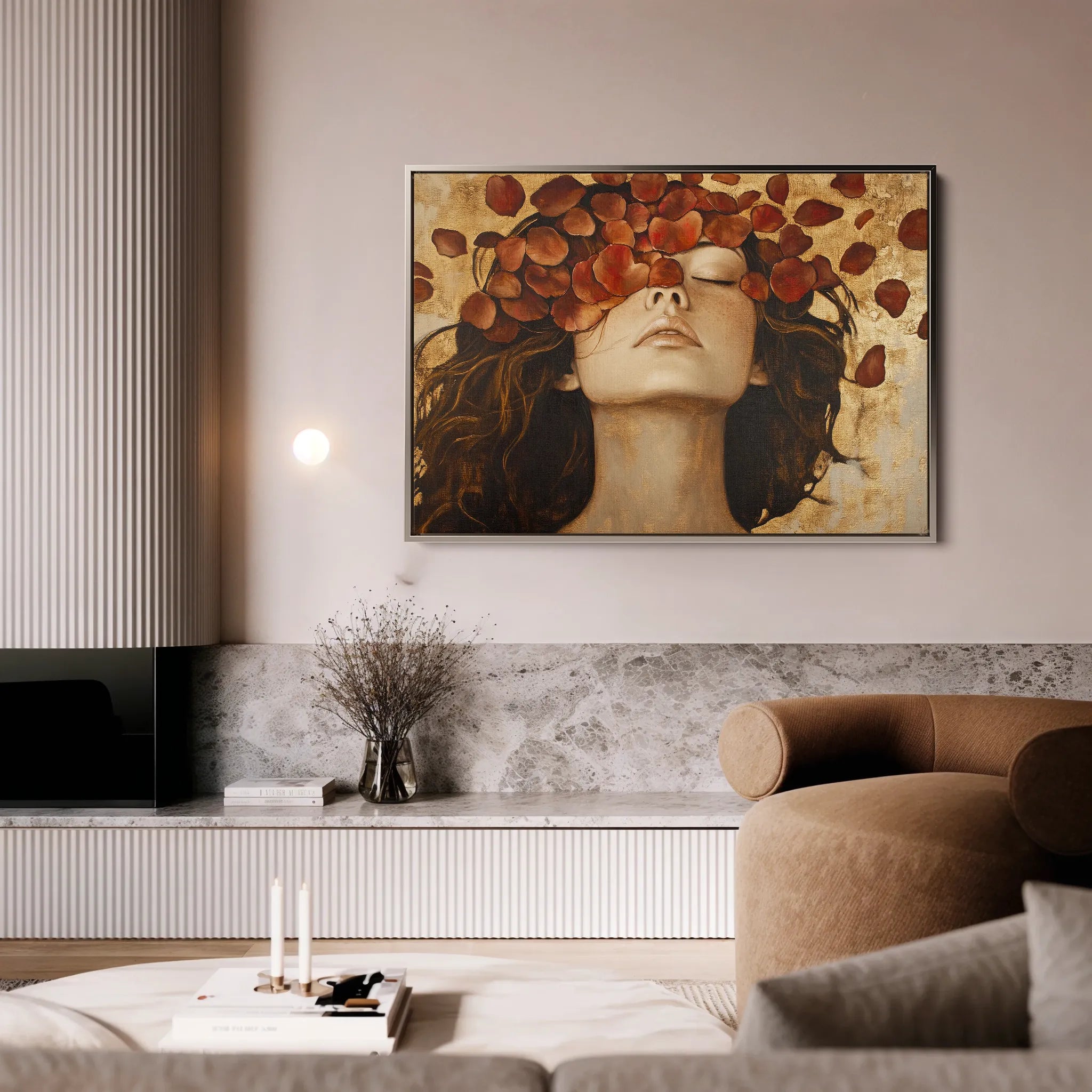 Portrait 210 Canvas Art 60 x 40 cm / Black
