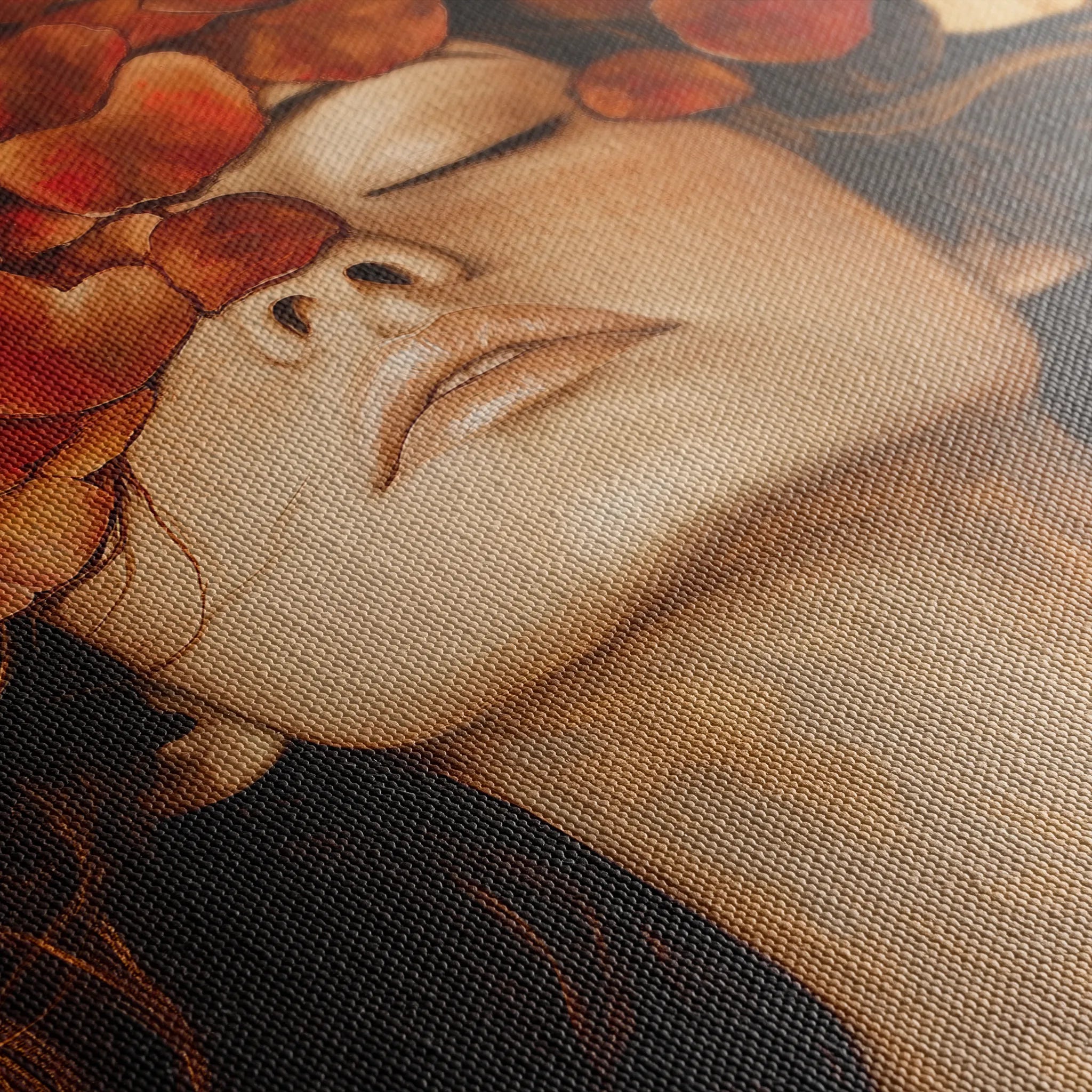 Portrait 210 Canvas Art 60 x 40 cm / Black