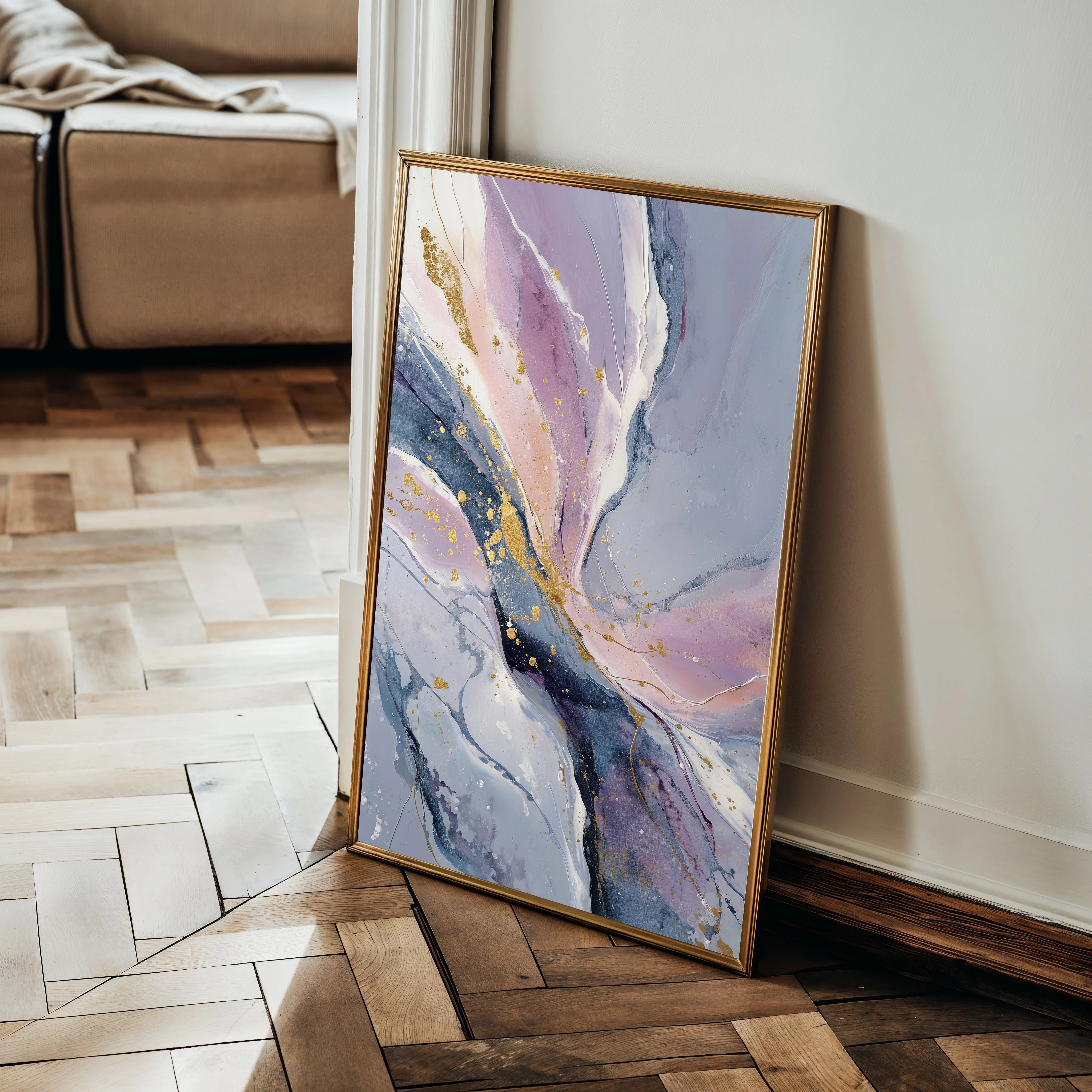 Abstract 2110 Canvas Art 60 x 40 cm / Black