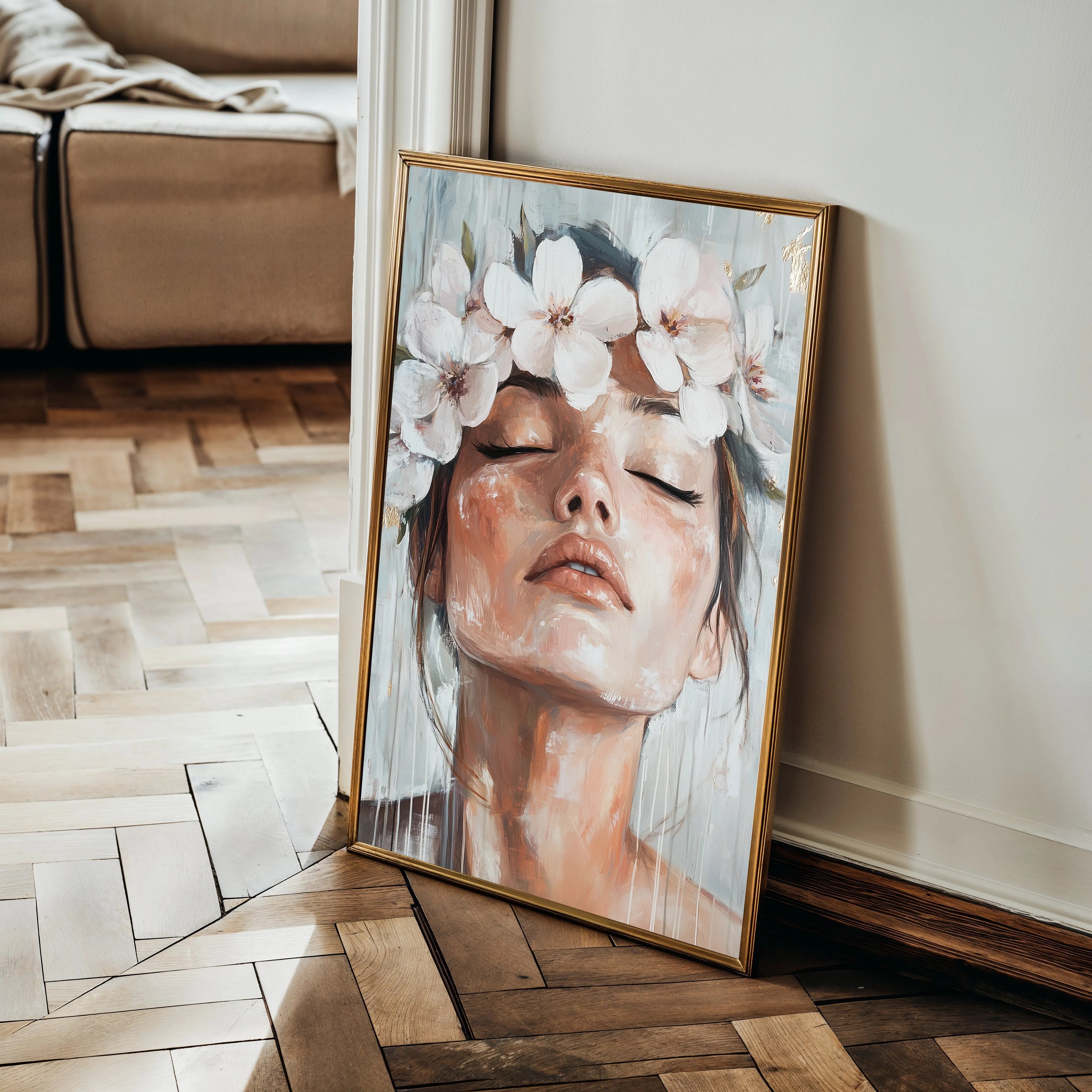 Portrait 212 Canvas Art 60 x 40 cm / Black