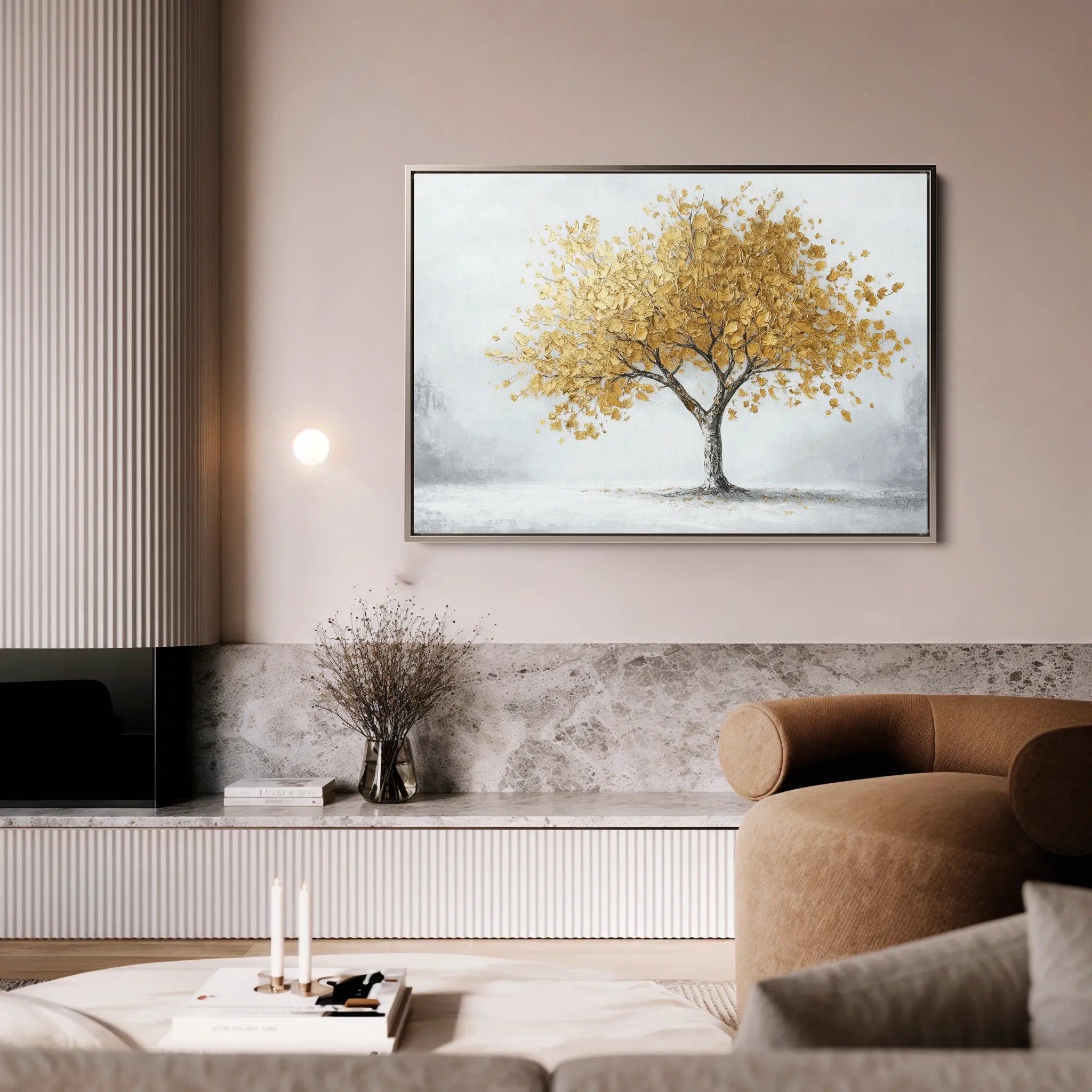 Landscape 213 Canvas Art 60 x 40 cm / Black