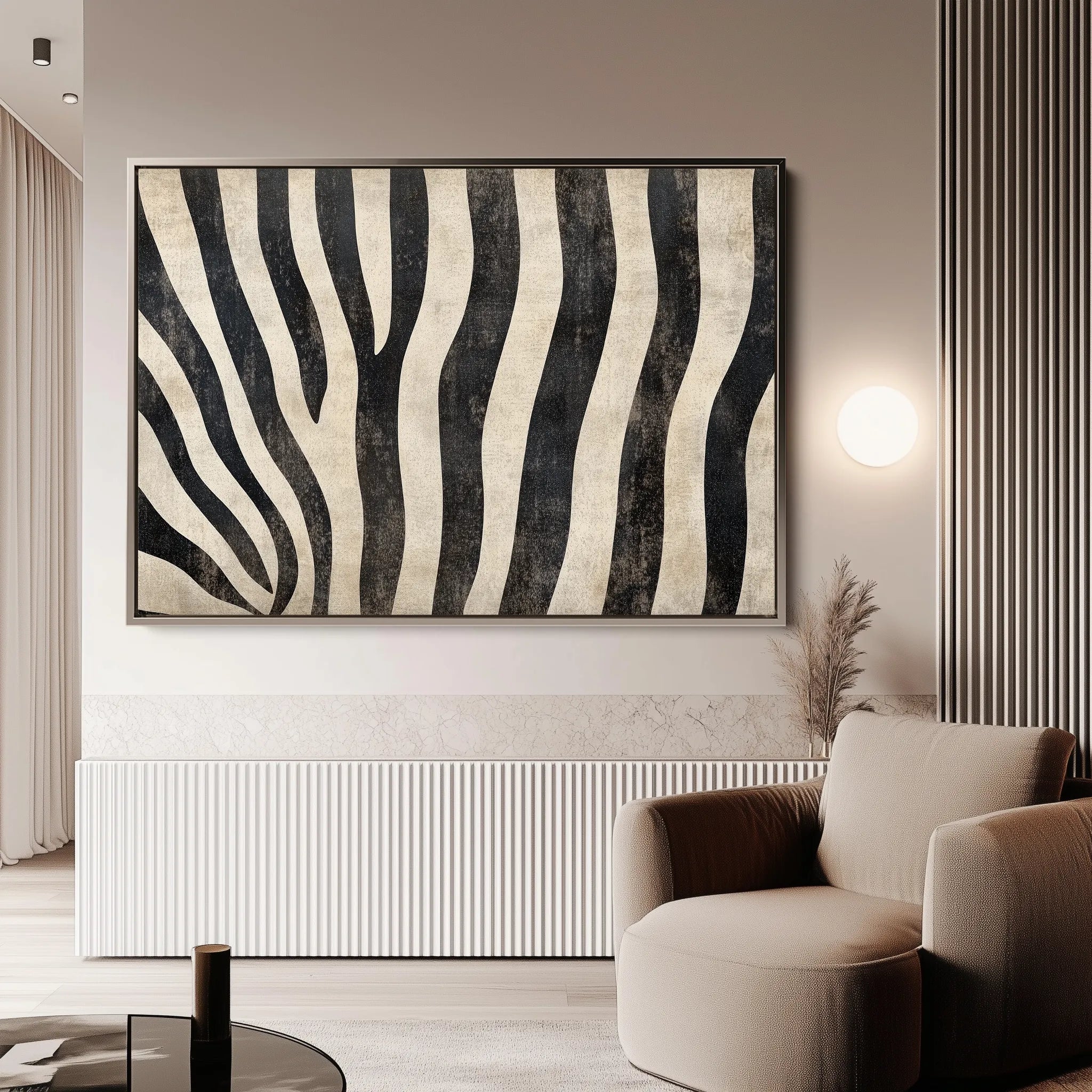 Animals 214 Canvas Art 60 x 40 cm / Black