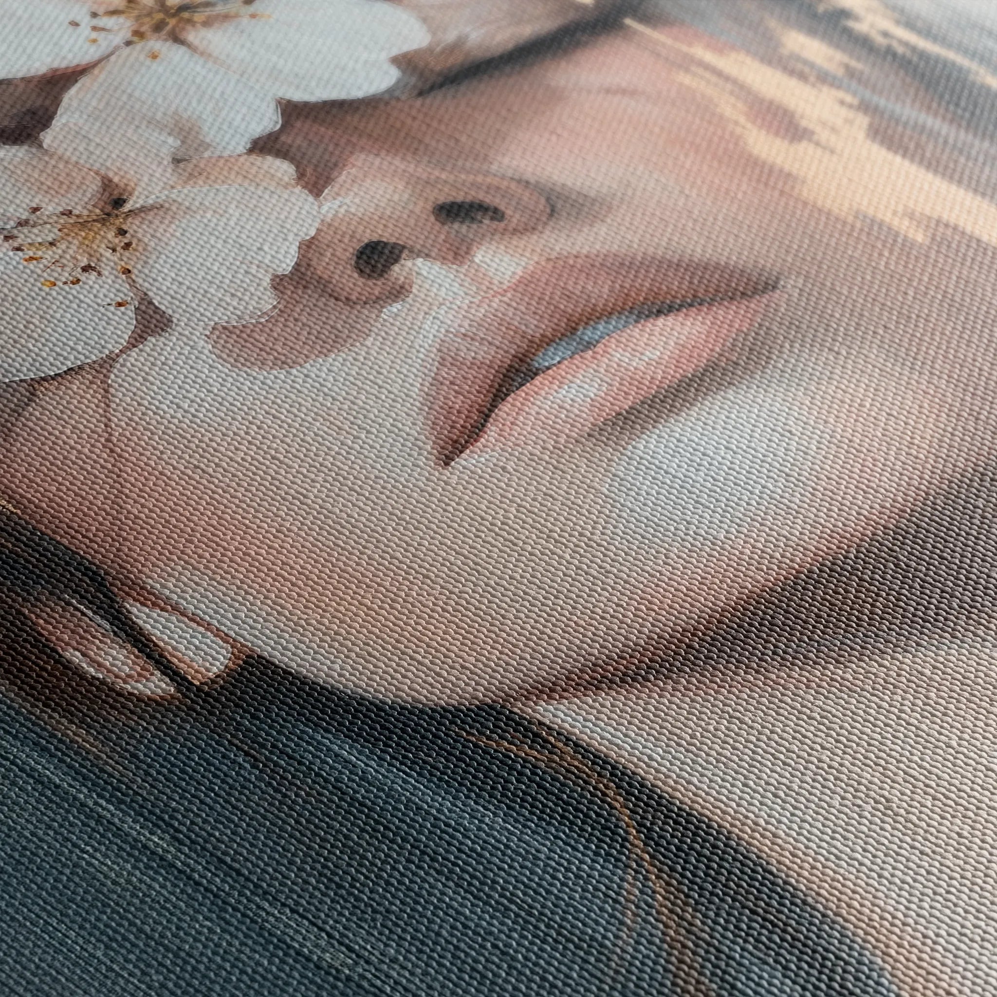 Portrait 214 Canvas Art 60 x 40 cm / Black
