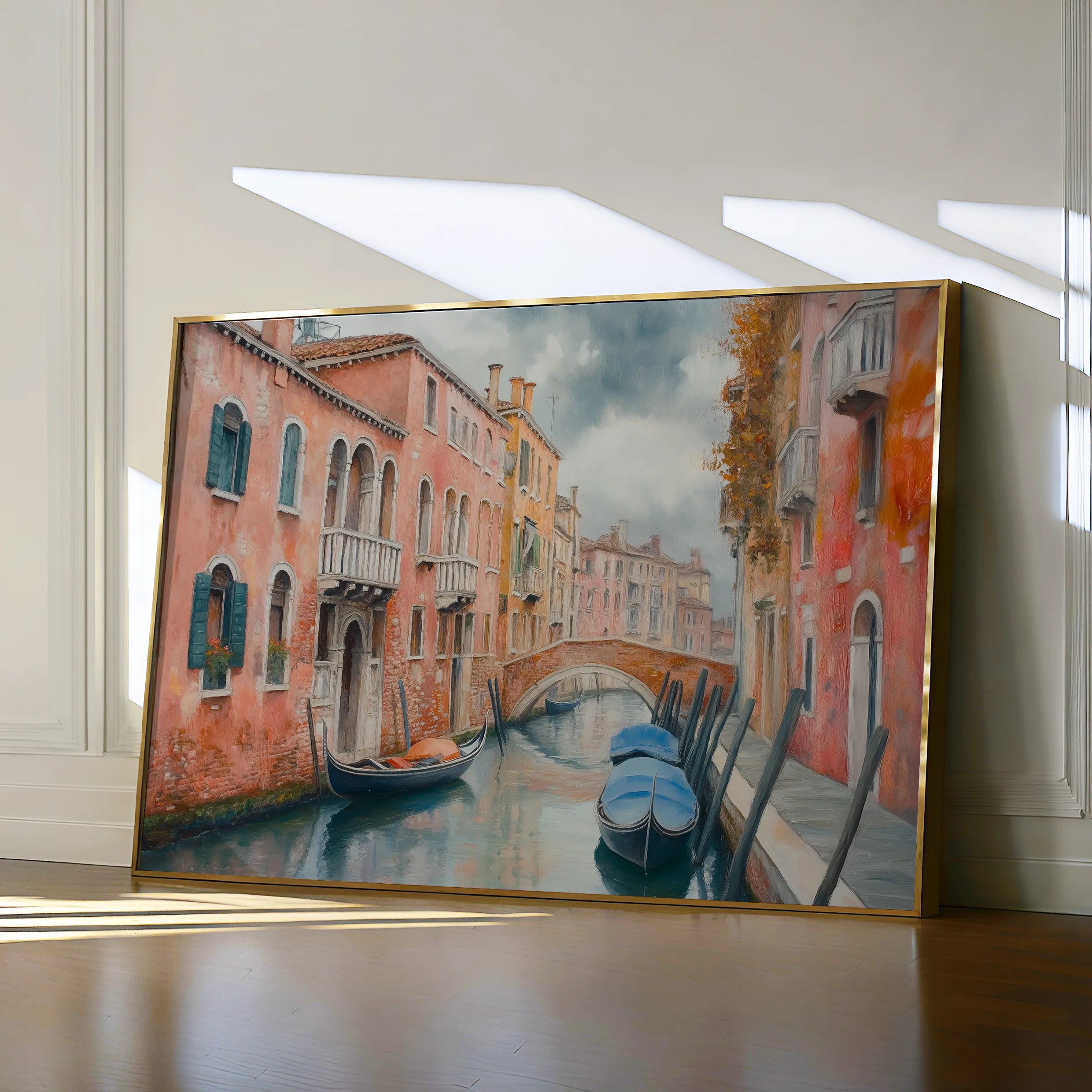 Landscape 215 Canvas Art 60 x 40 cm / Black