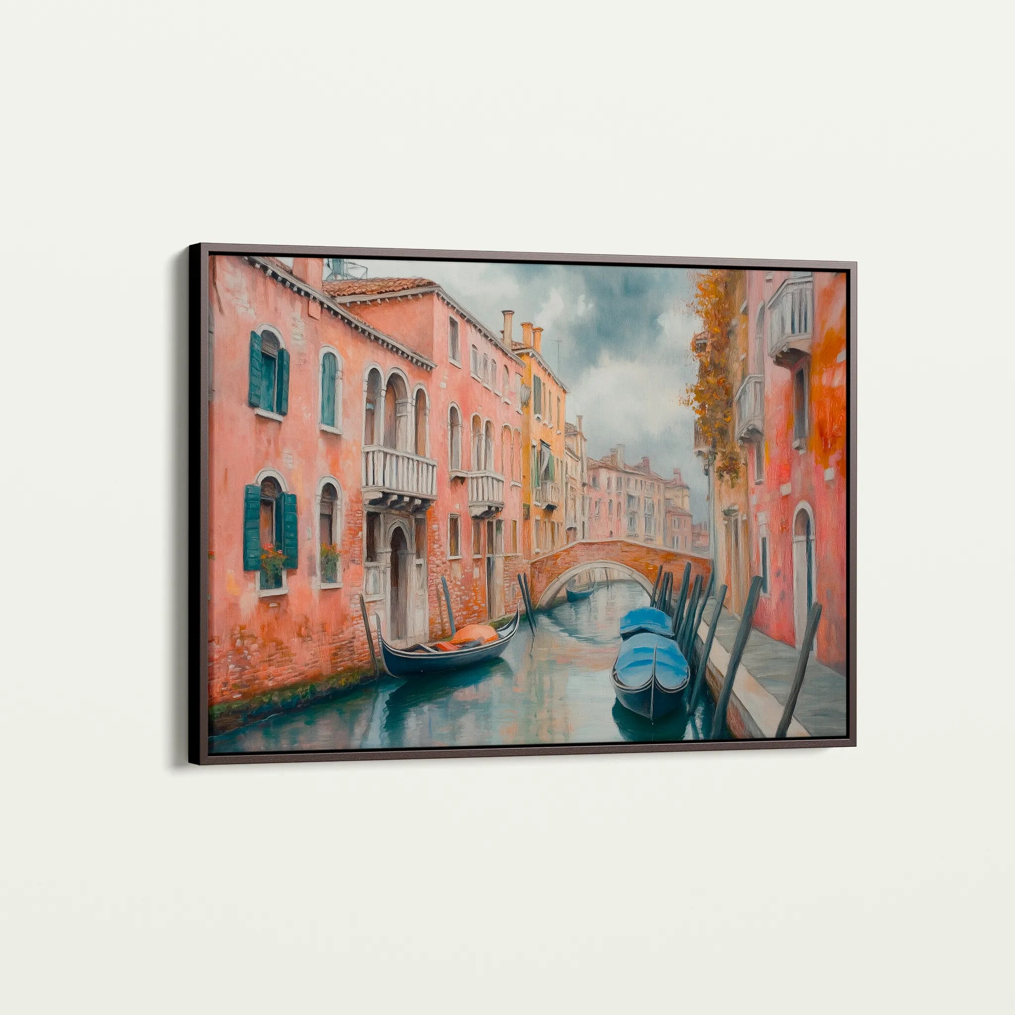 Landscape 215 Canvas Art 60 x 40 cm / Black