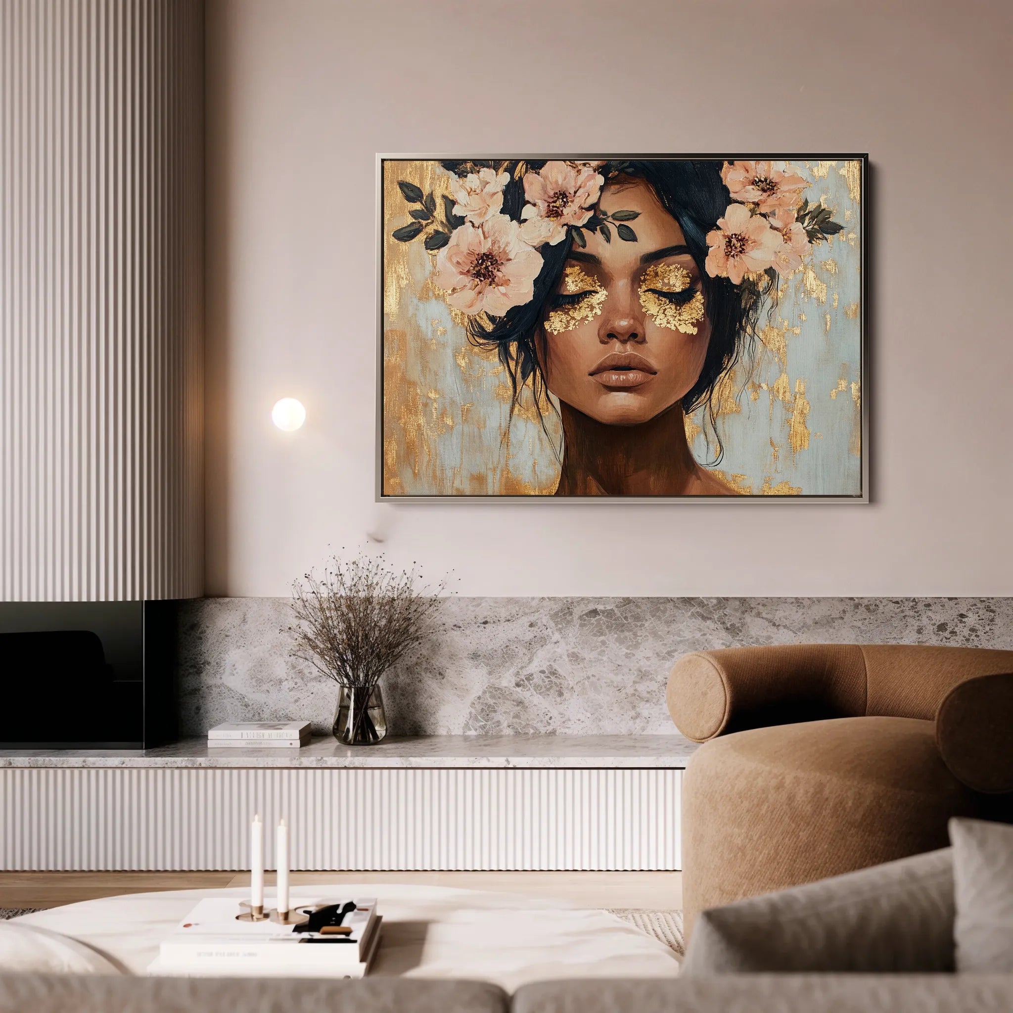 Portrait 215 Canvas Art 60 x 40 cm / Black