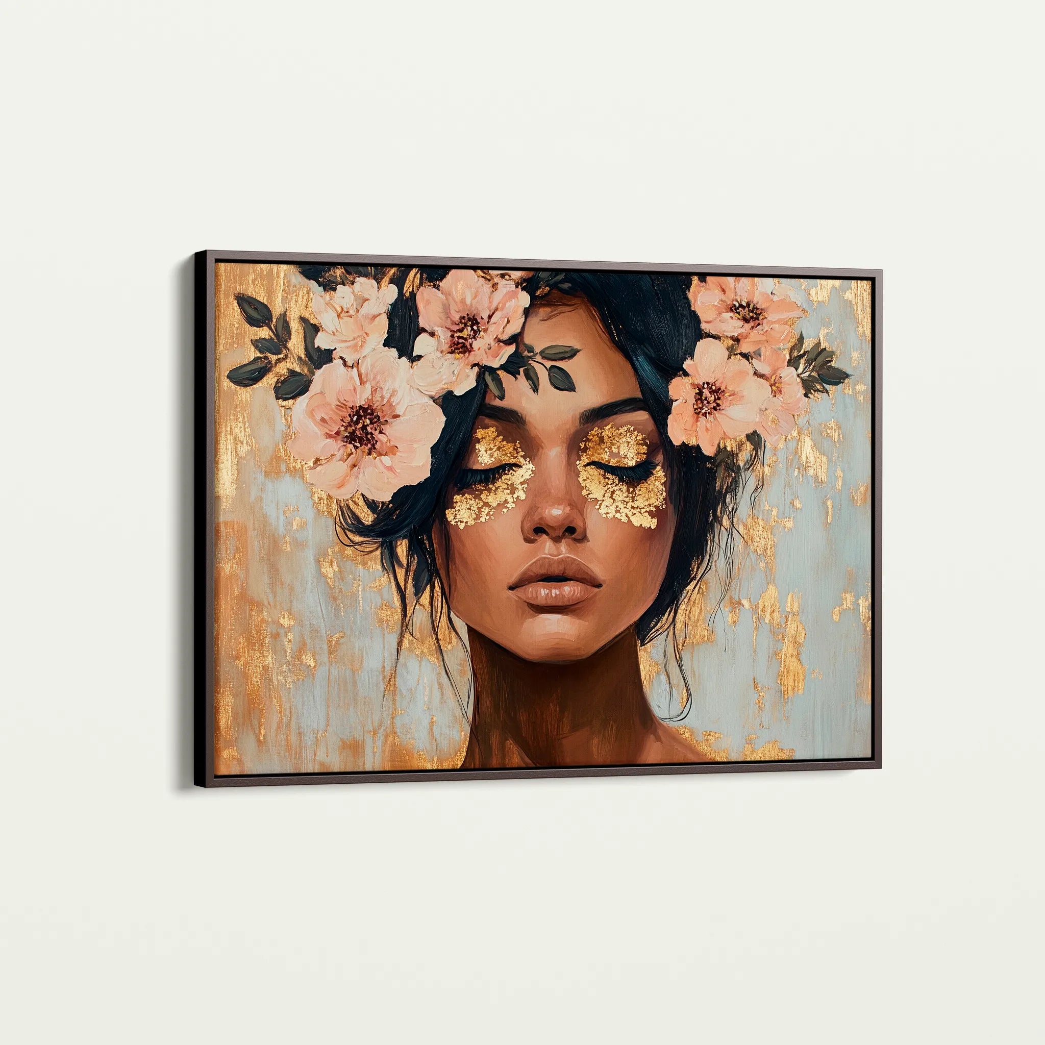 Portrait 215 Canvas Art 60 x 40 cm / Black