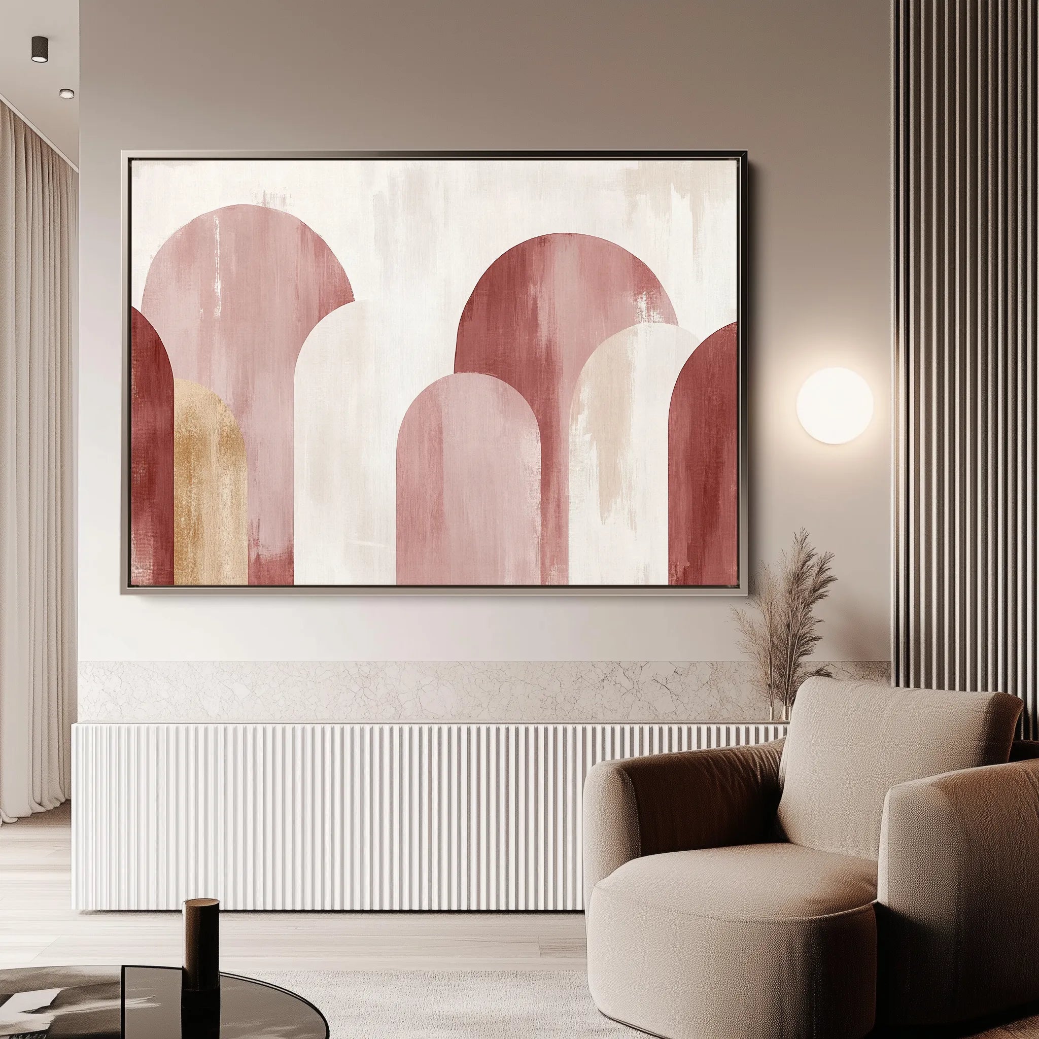 Boho 216 Canvas Art 60 x 40 cm / Black
