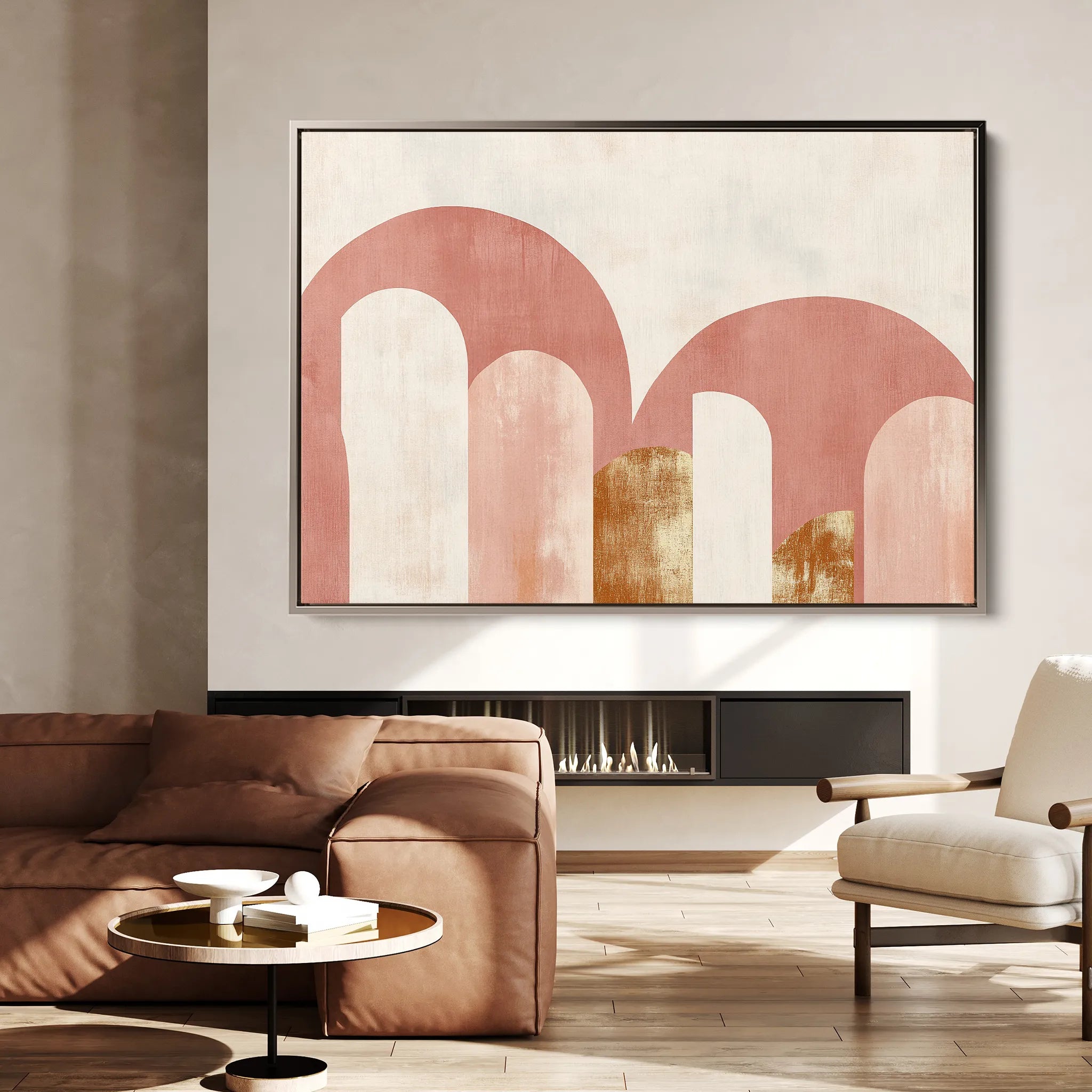 Boho 217 Canvas Art 60 x 40 cm / Black