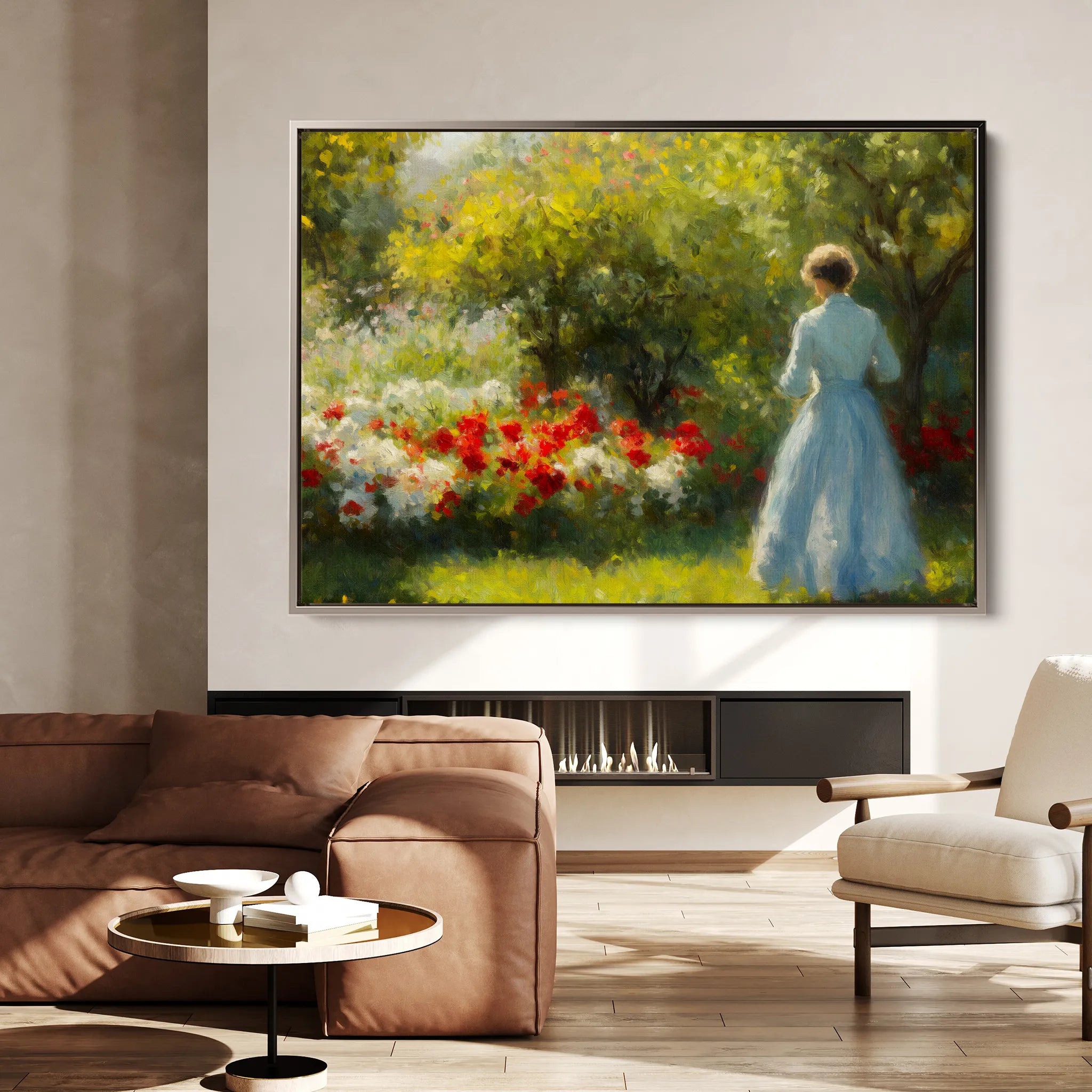 Landscape 218 Canvas Art 60 x 40 cm / Black