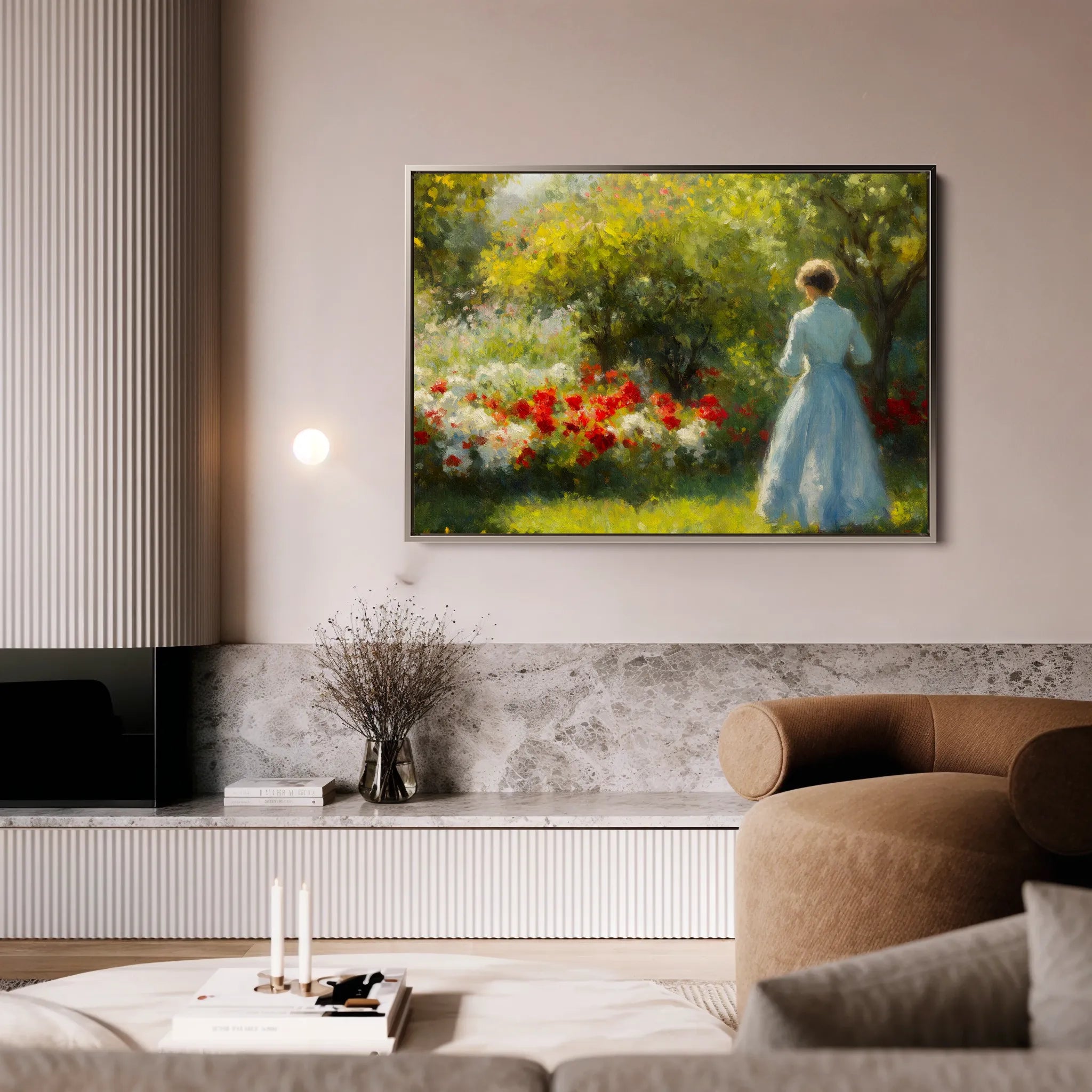 Landscape 218 Canvas Art 60 x 40 cm / Black