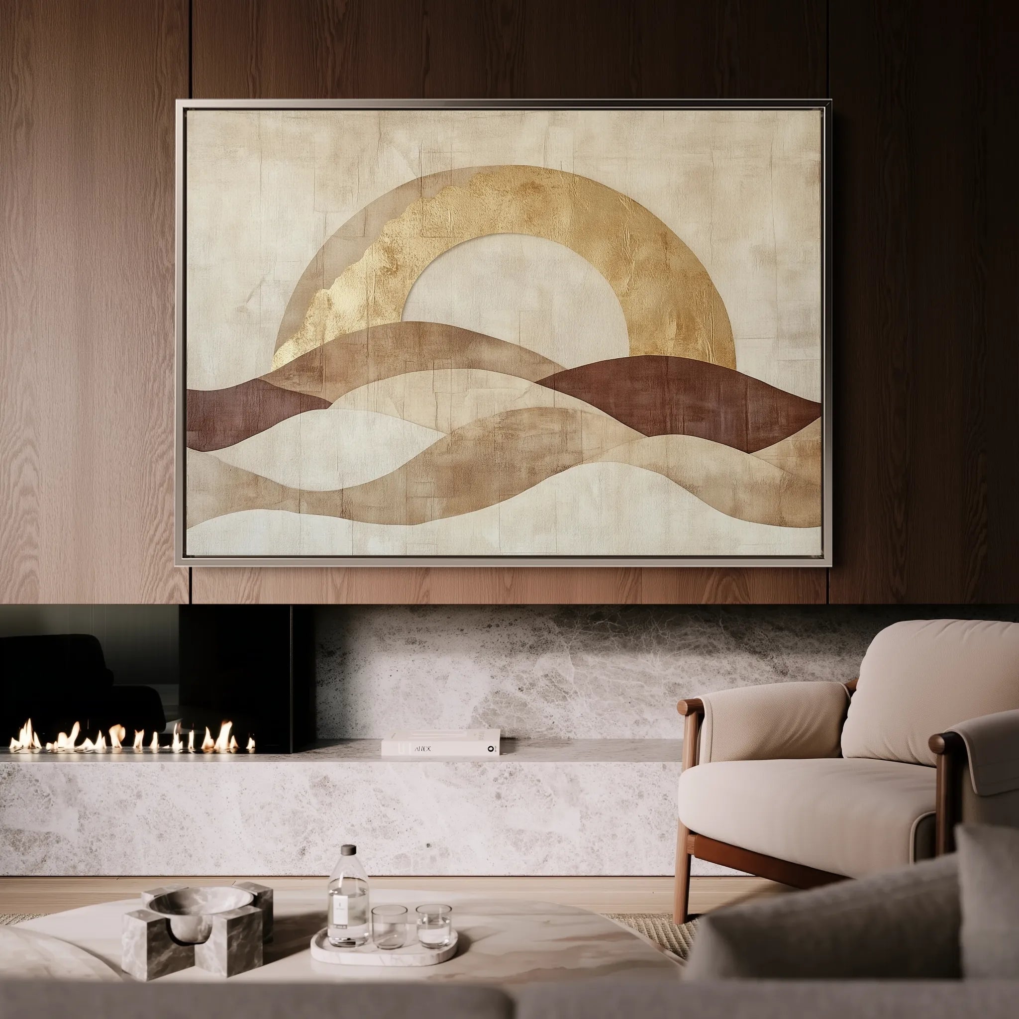 Boho 220 Canvas Art 60 x 40 cm / Black
