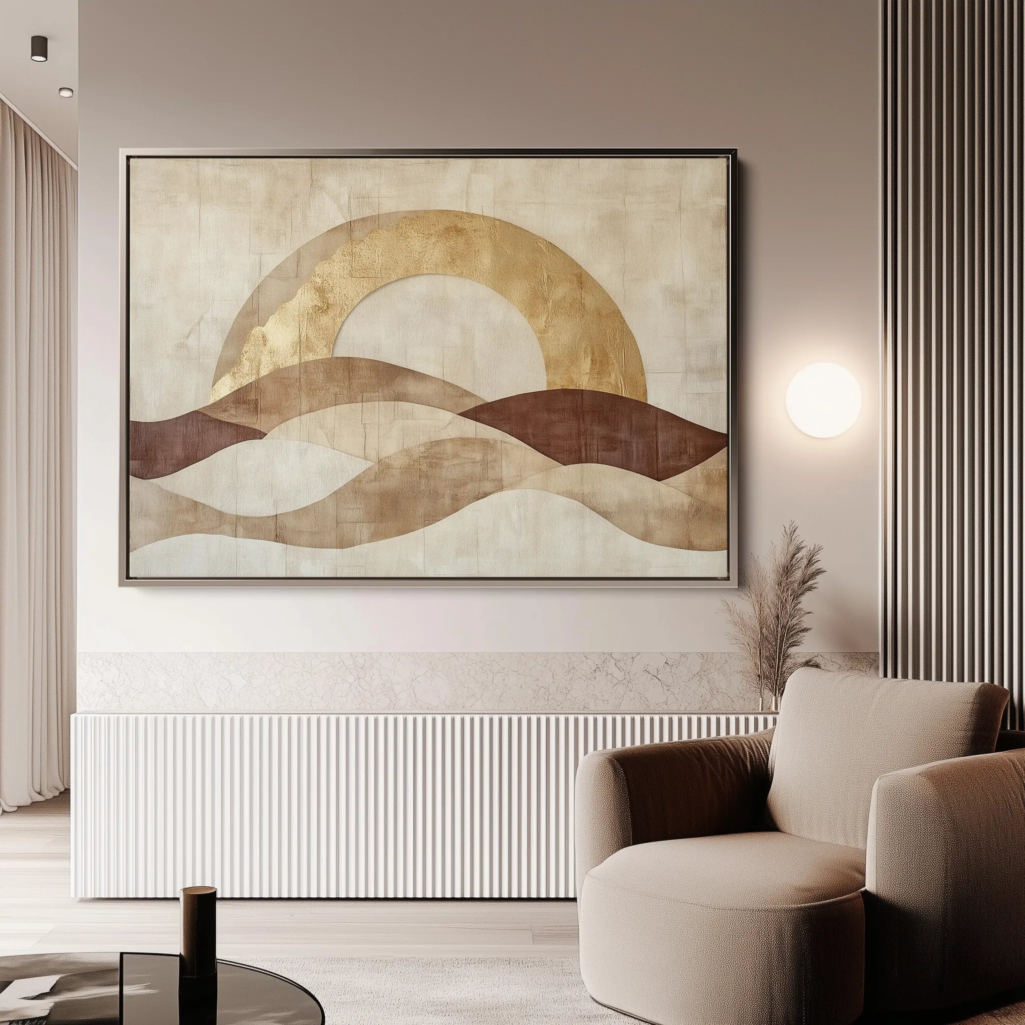 Boho 220 Canvas Art 60 x 40 cm / Black