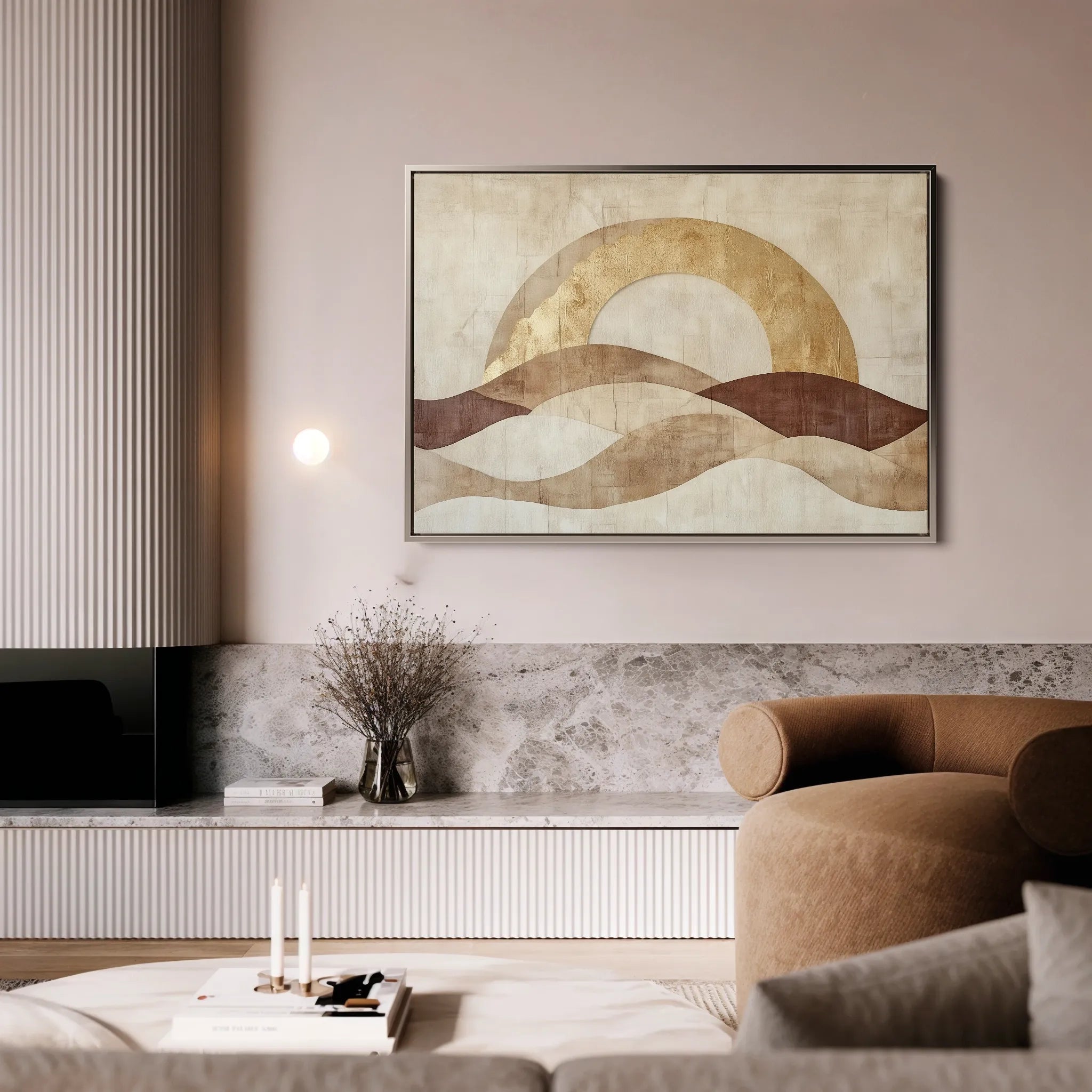Boho 220 Canvas Art 60 x 40 cm / Black
