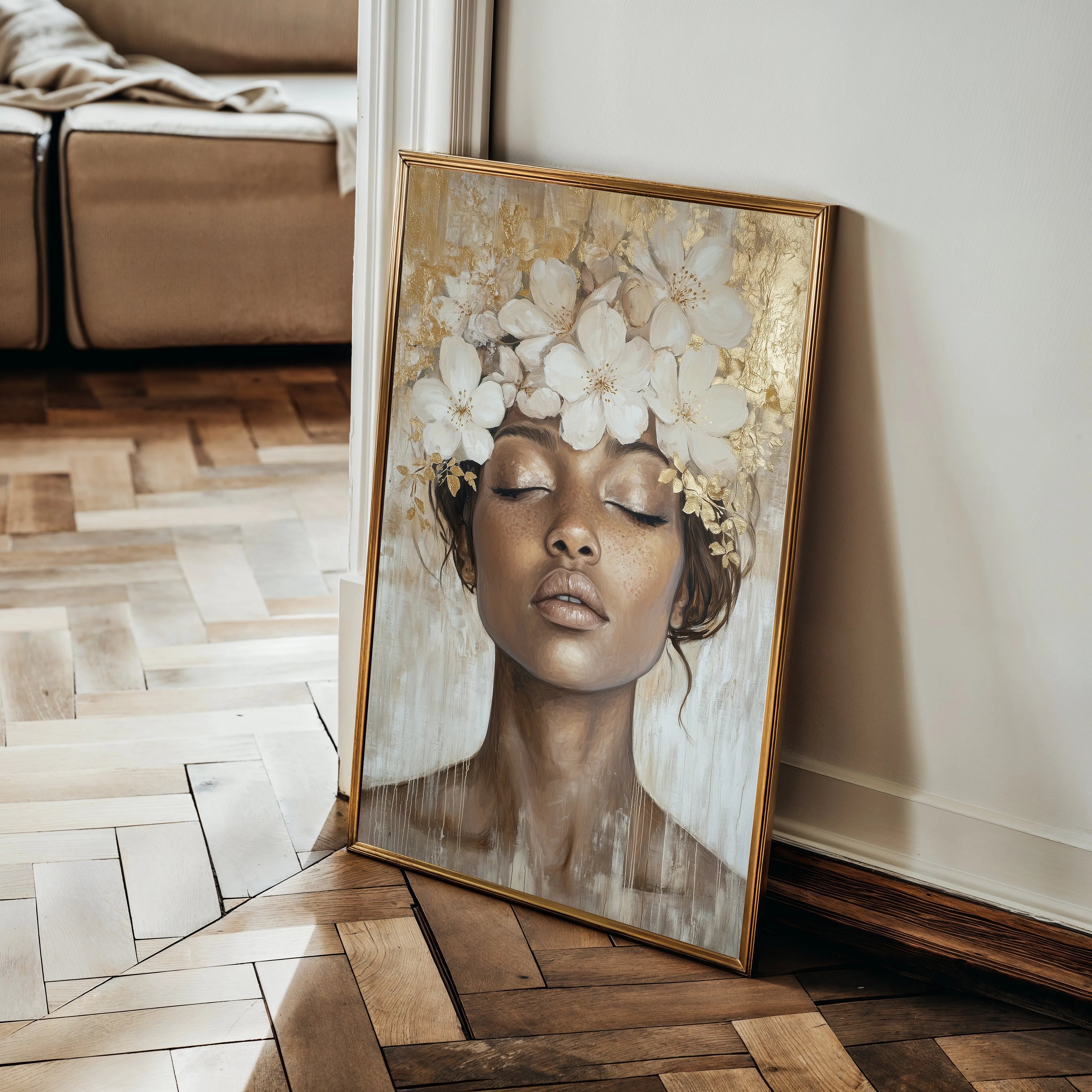 Portrait 220 Canvas Art 60 x 40 cm / Black