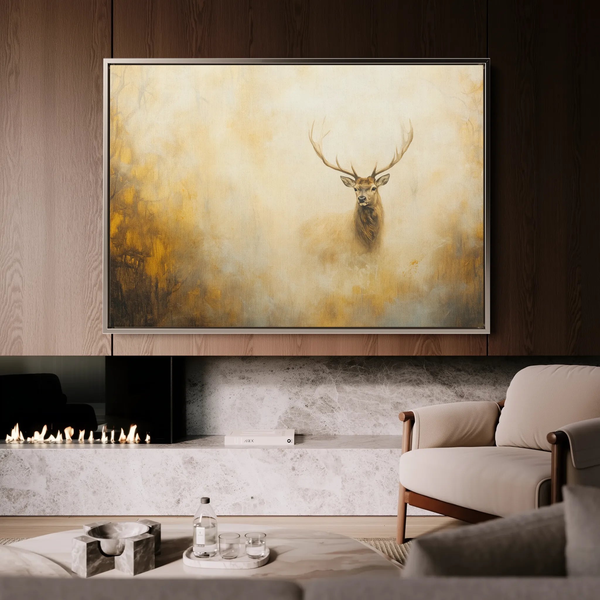 Animals 221 Canvas Art 60 x 40 cm / Black