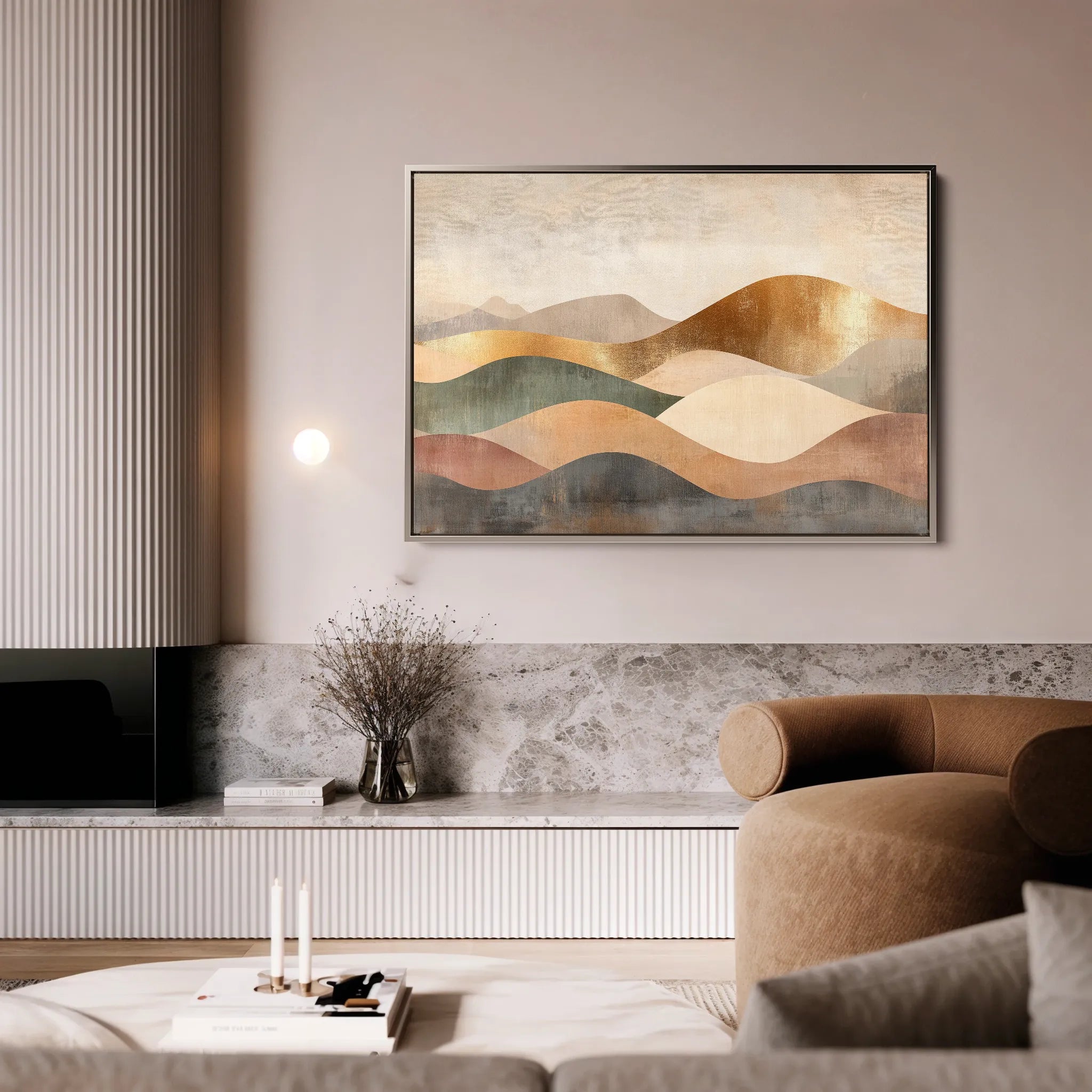 Boho 221 Canvas Art 60 x 40 cm / Black
