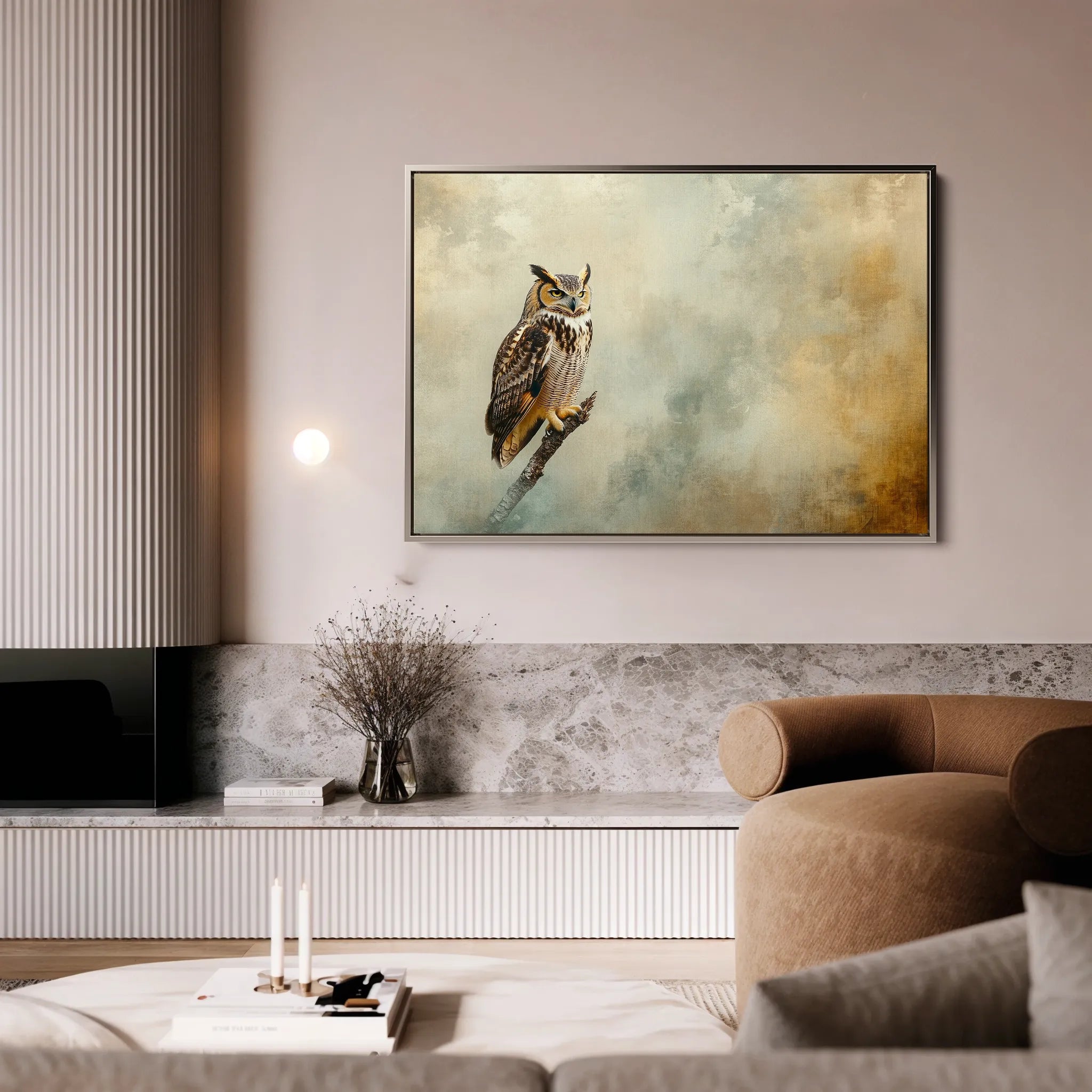 Animals 222 Canvas Art 60 x 40 cm / Black