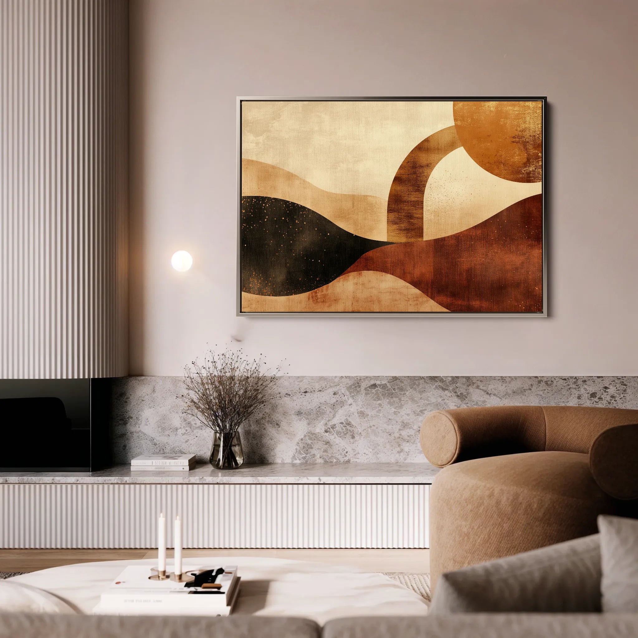 Boho 224 Canvas Art 60 x 40 cm / Black