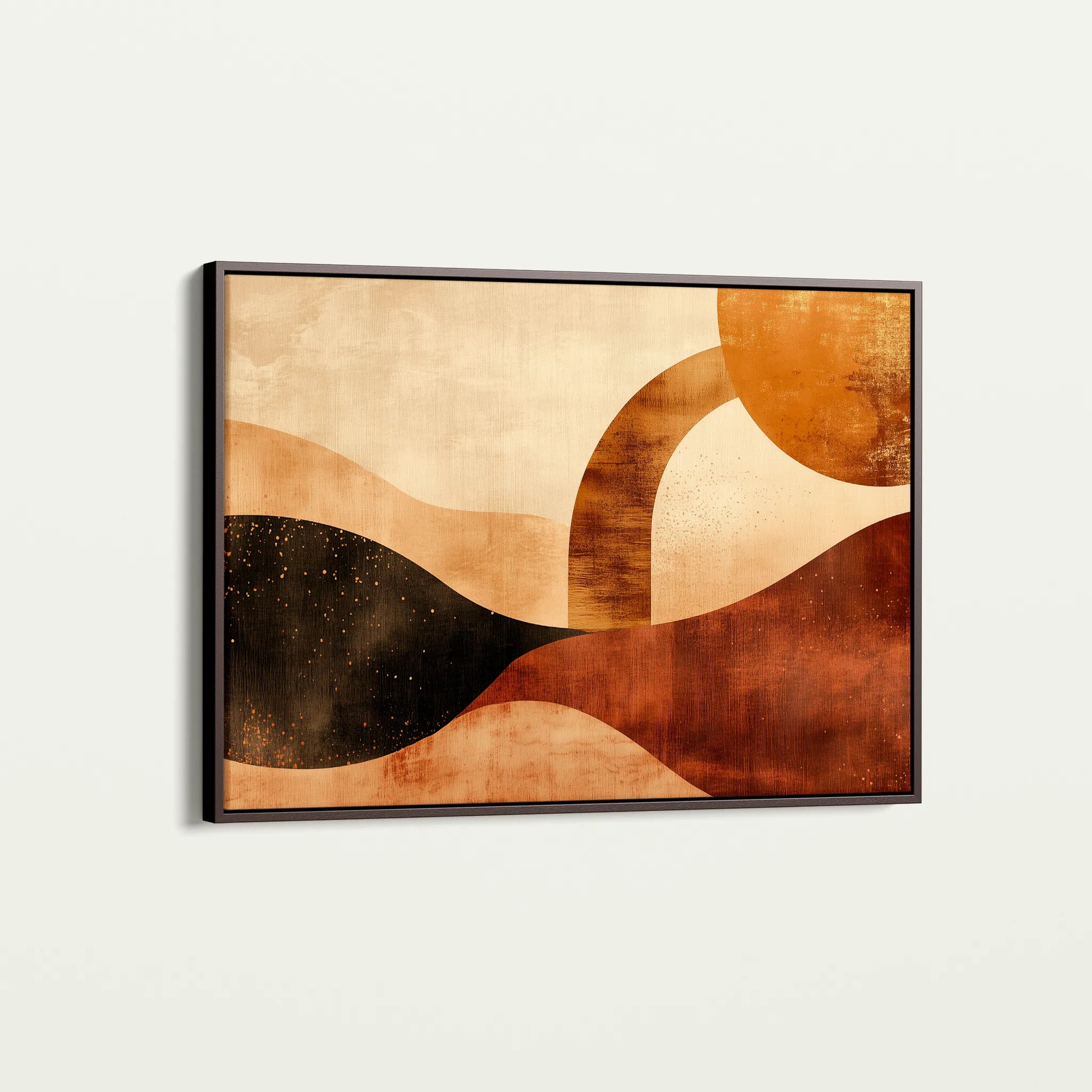 Boho 224 Canvas Art 60 x 40 cm / Black