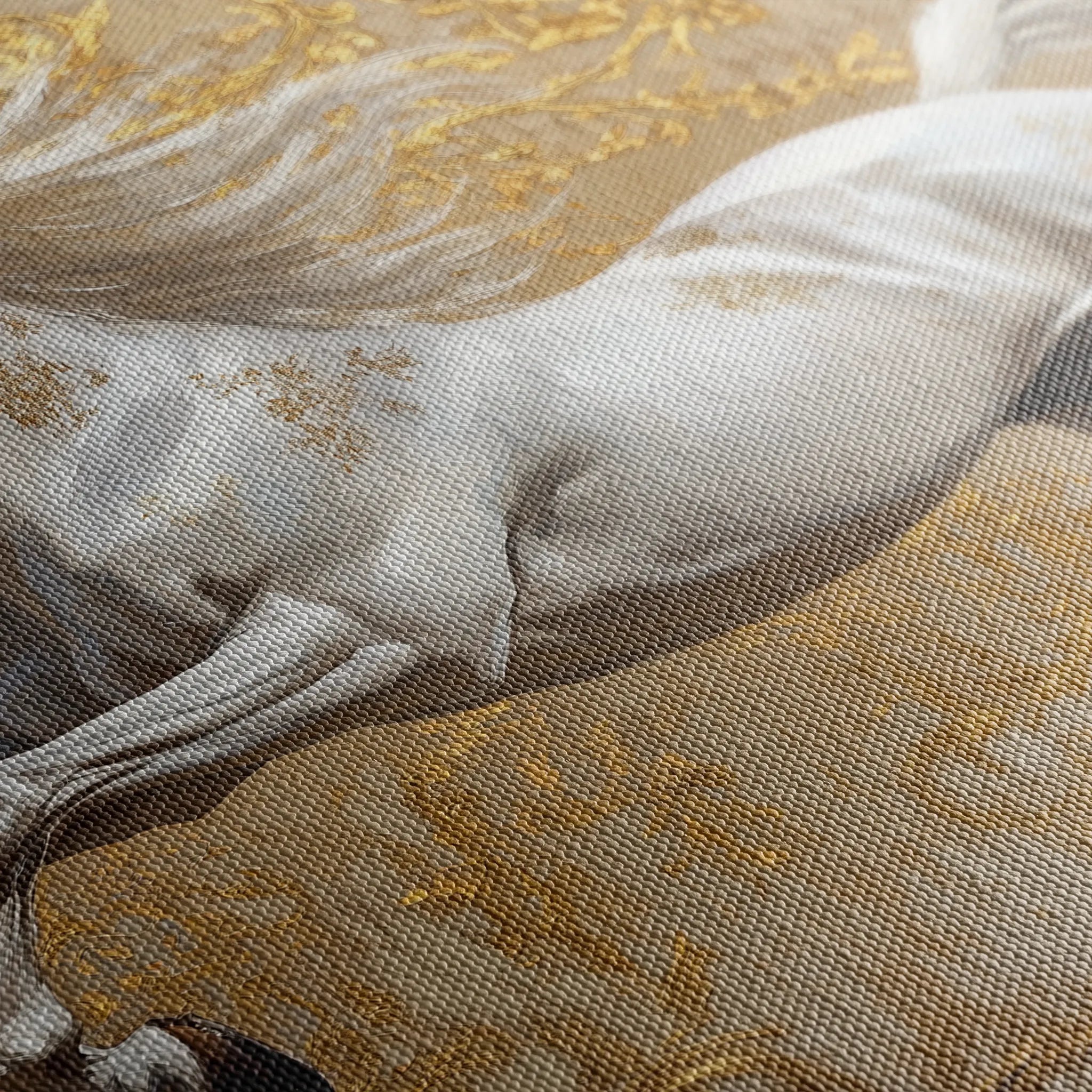 Horses 224 Canvas Art 60 x 40 cm / Black
